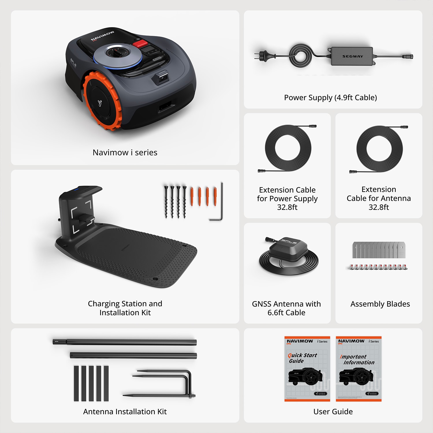 Segway Navimow Robotic Lawn Mower with GPS Assisted Navigation ( Up to 1/8 acre )