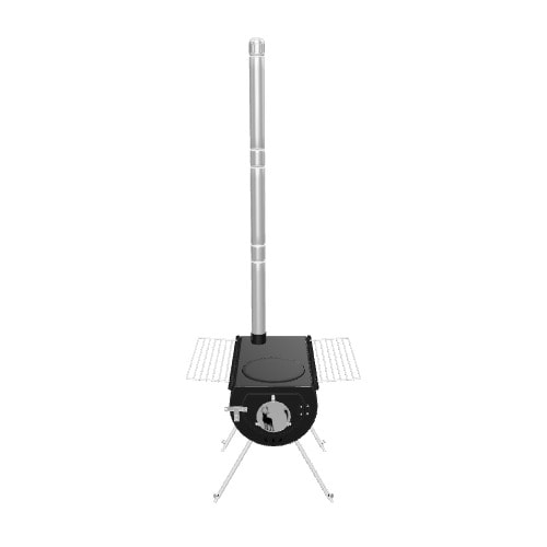 US Stove Company Caribou 1 -Burner Wood (wood) Manual Steel Outdoor stove