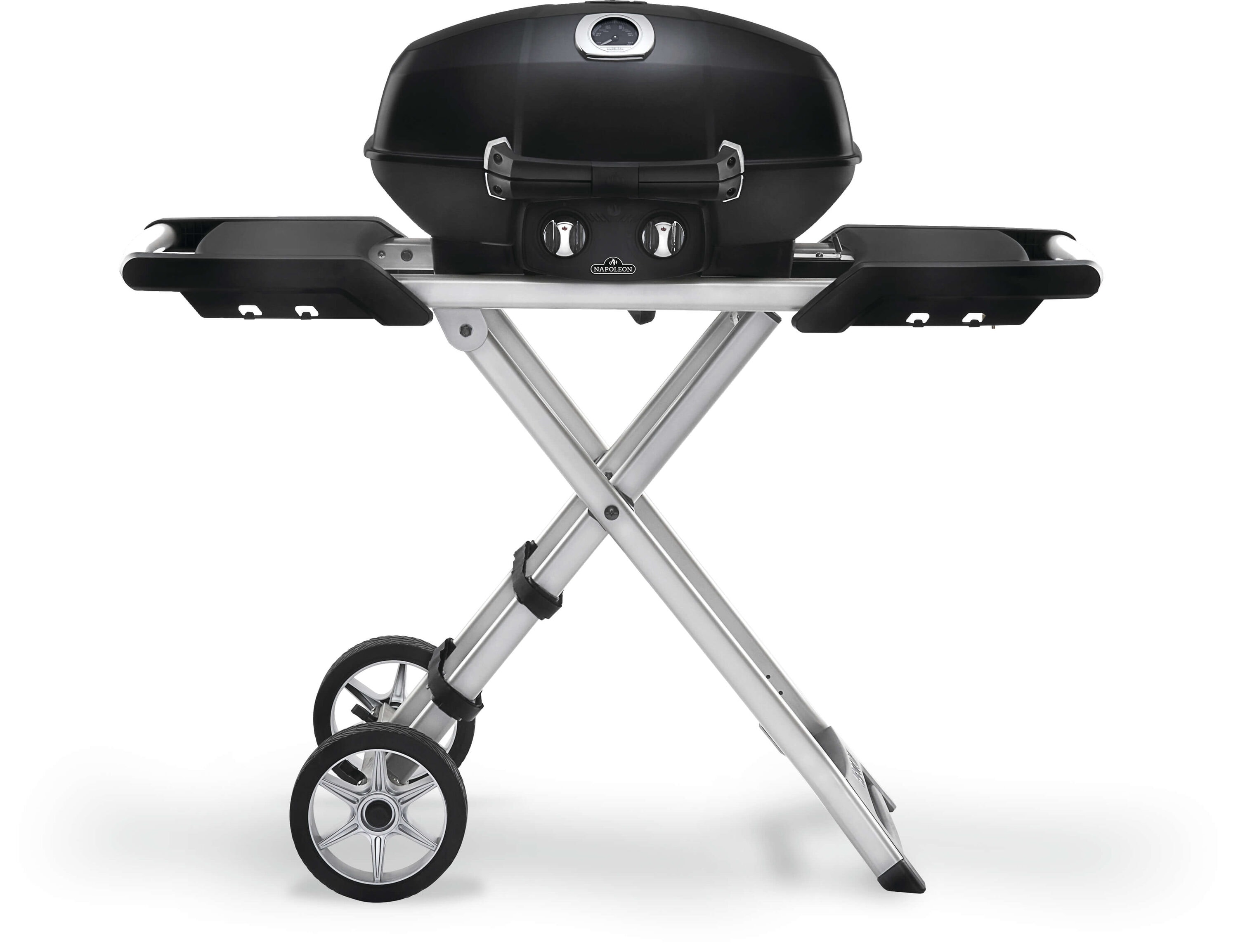 NAPOLEON TravelQ PRO Scissor Cart 285-Sq in Black Portable Liquid Propane Grill