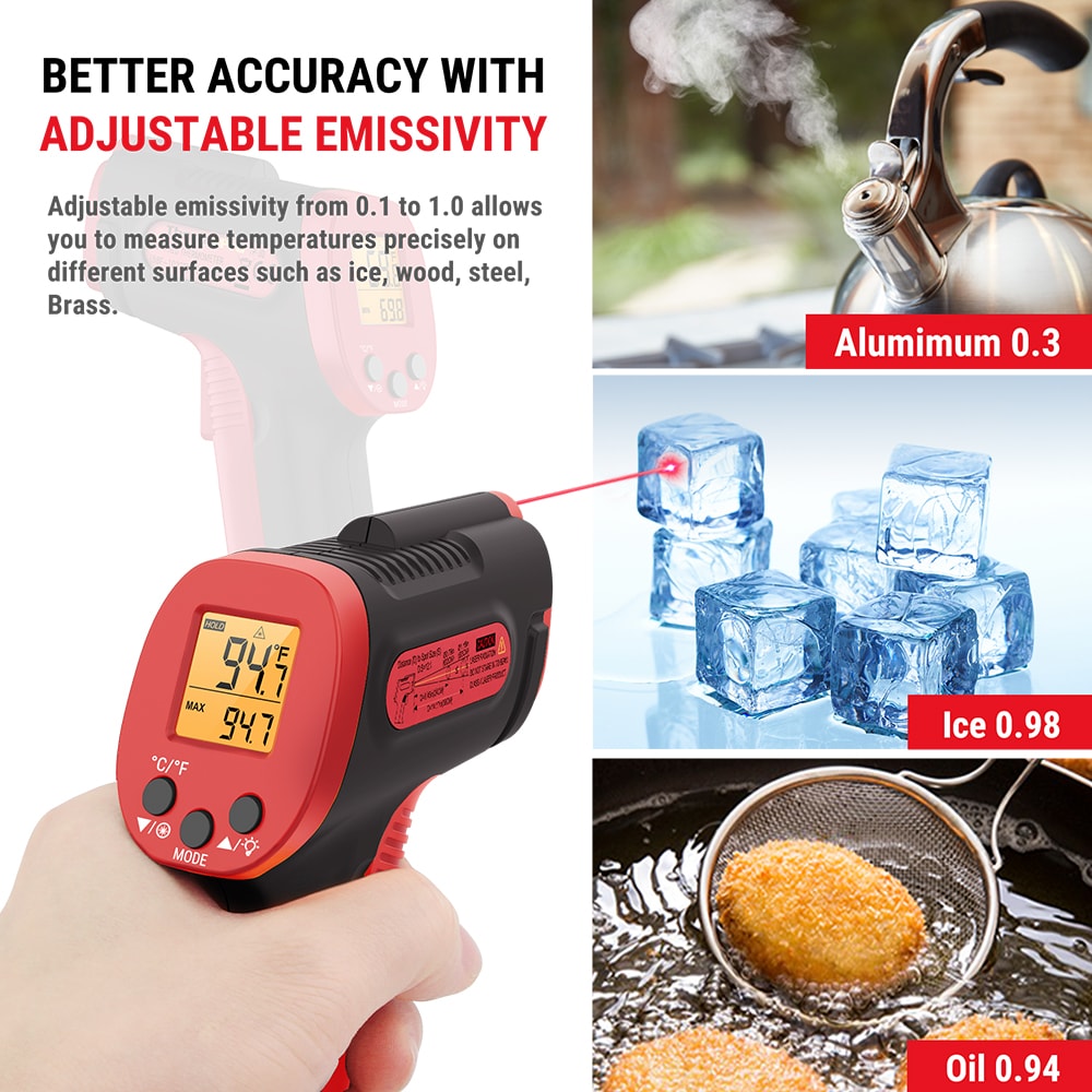 ThermoPro Infrared Rectangle Grill Thermometer