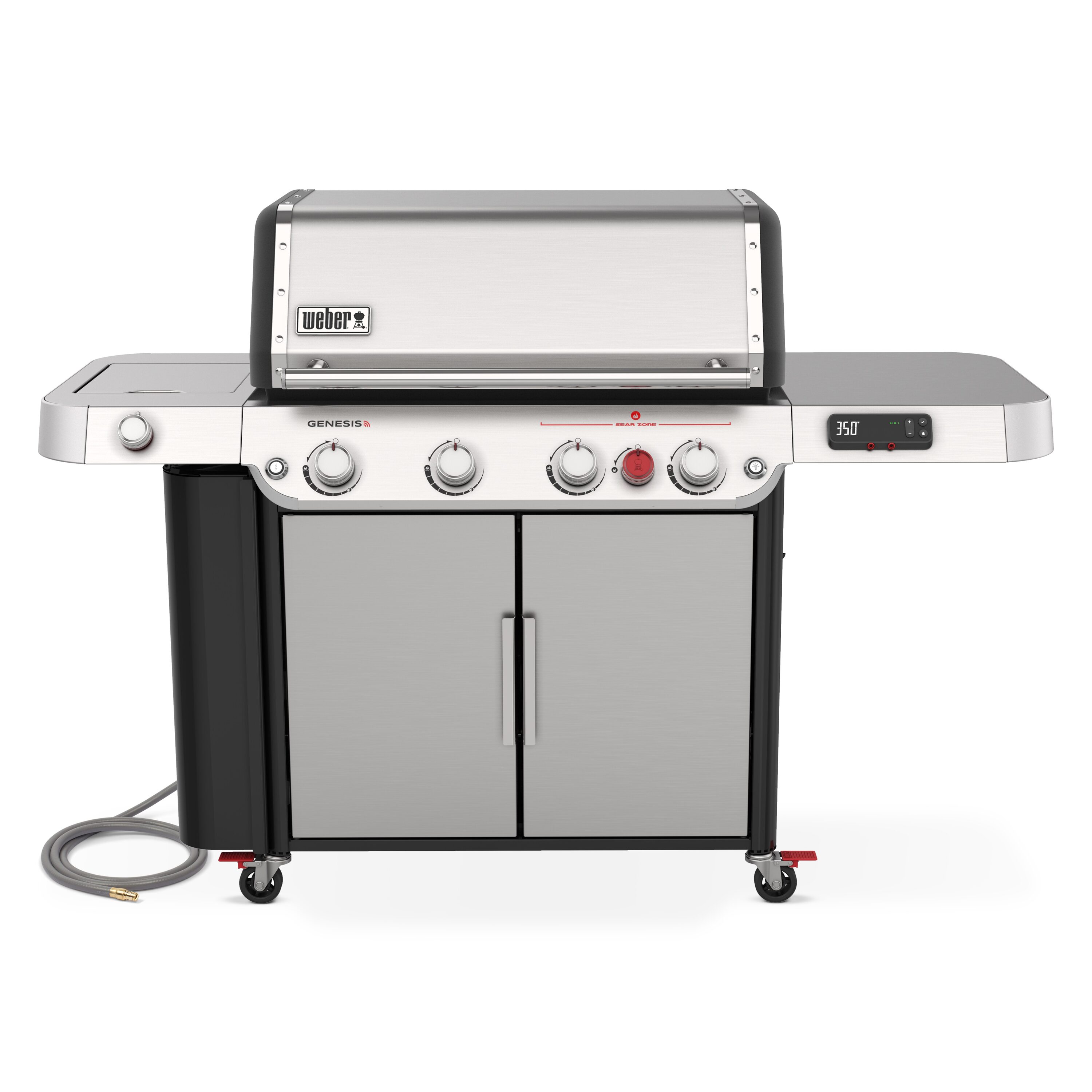 Weber Genesis SPX-435 Stainless Steel 4 -Burner Natural Gas Grill 1 -Side Burner