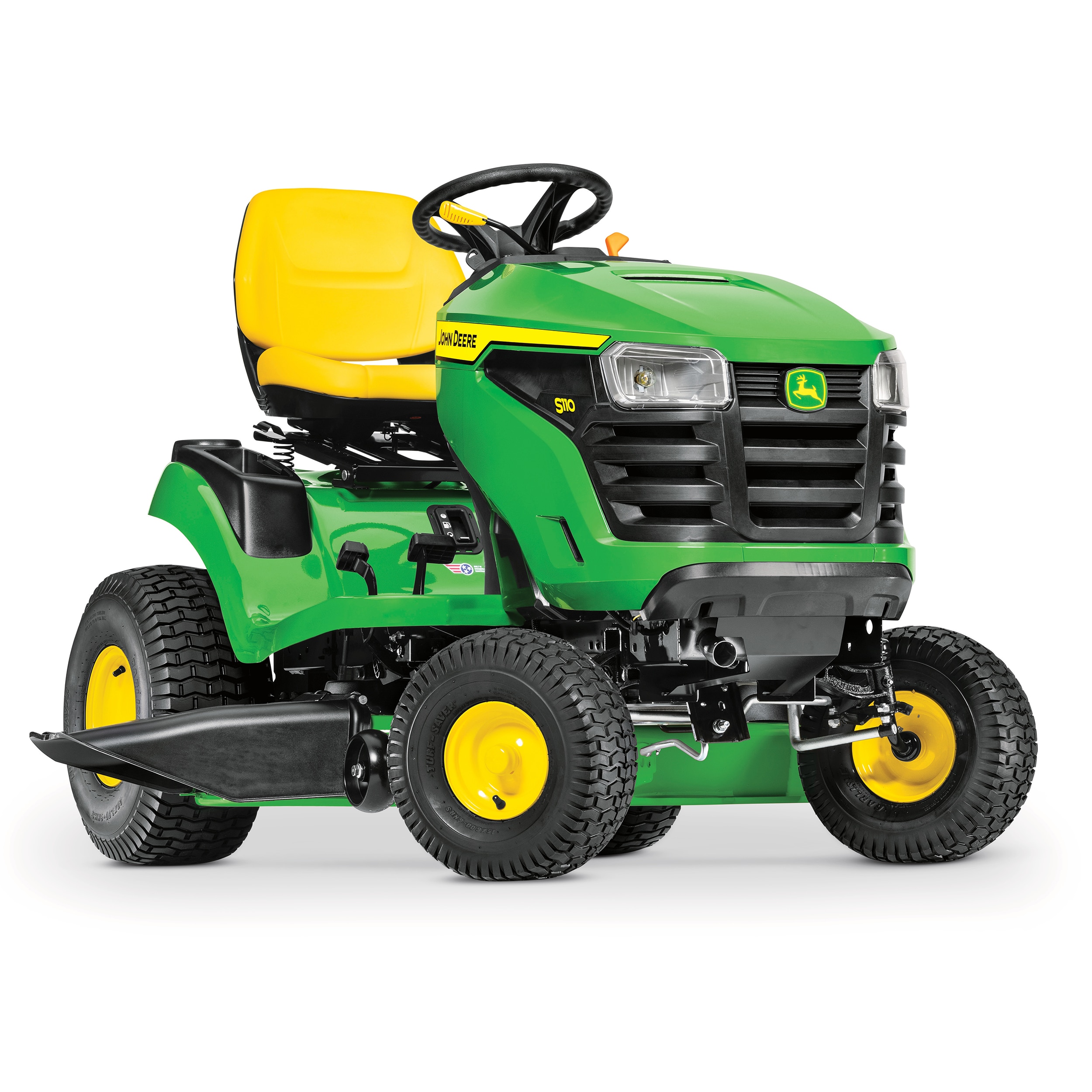 John Deere S110 42-in 19 -HP Single cylinder Gas Riding lawn mower