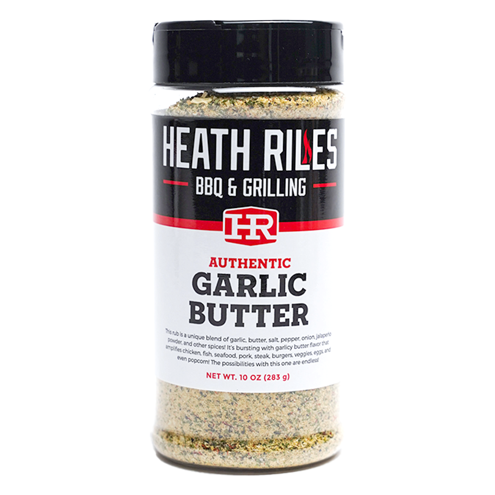 Heath Riles BBQ 16-oz GARLIC BUTTER Rub/Seasoning