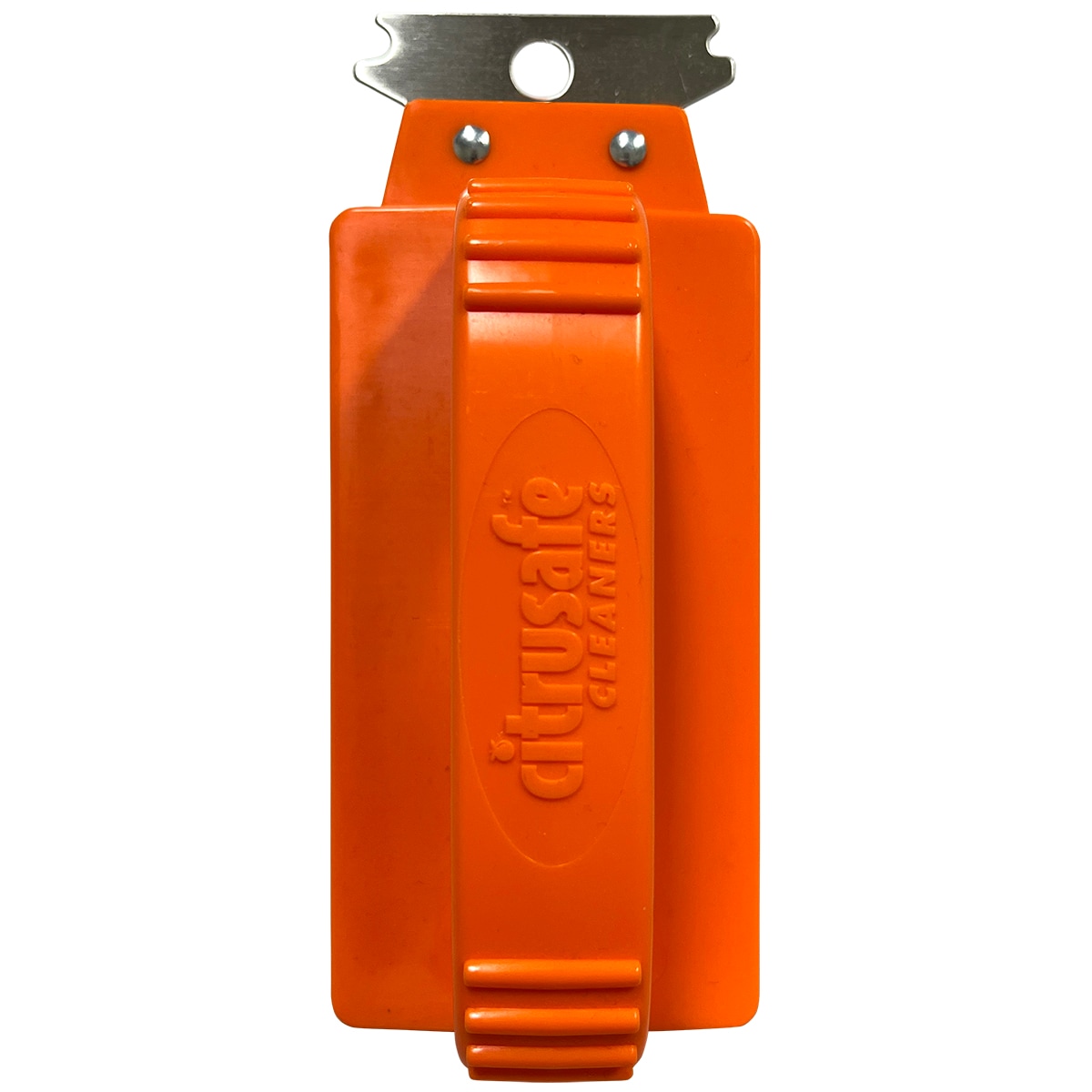 Citrusafe Nylon Bristle Brush Nylon Grill brush with 5-in Plastic Handle with Scraper Blade