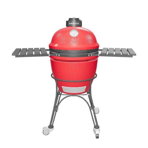 Kamado Joe Classic Joe I 18-Inches W Blaze Red Kamado Charcoal Grill