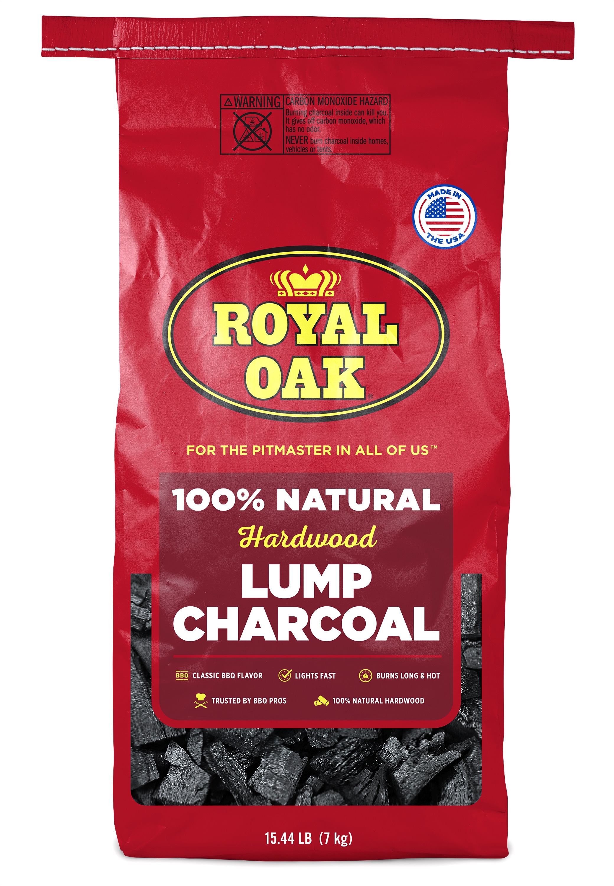 Royal Oak 100 All Natural Hardwood 15.44 Pound(s) Lump charcoal