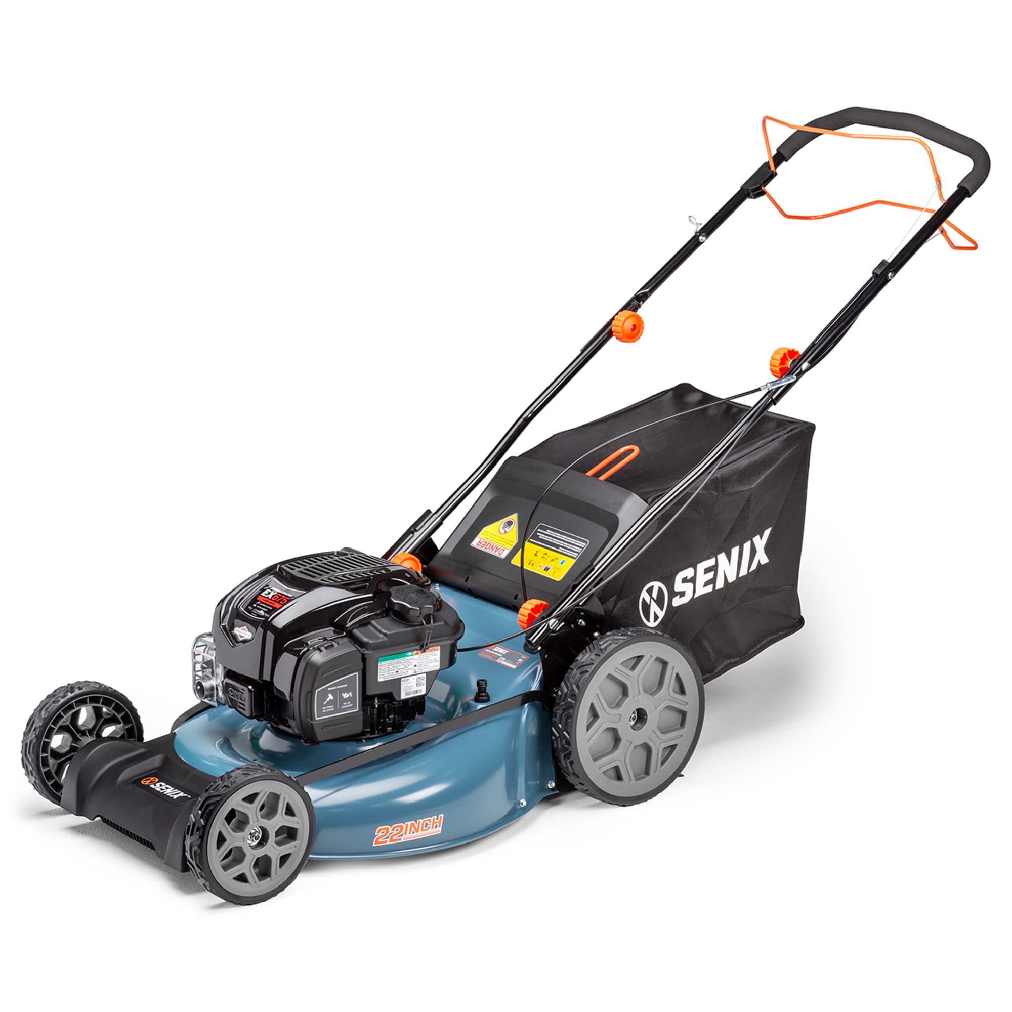 SENIX 22-in Gas Self-propelled lawn mower with 163-cc Briggs and Stratton Engine