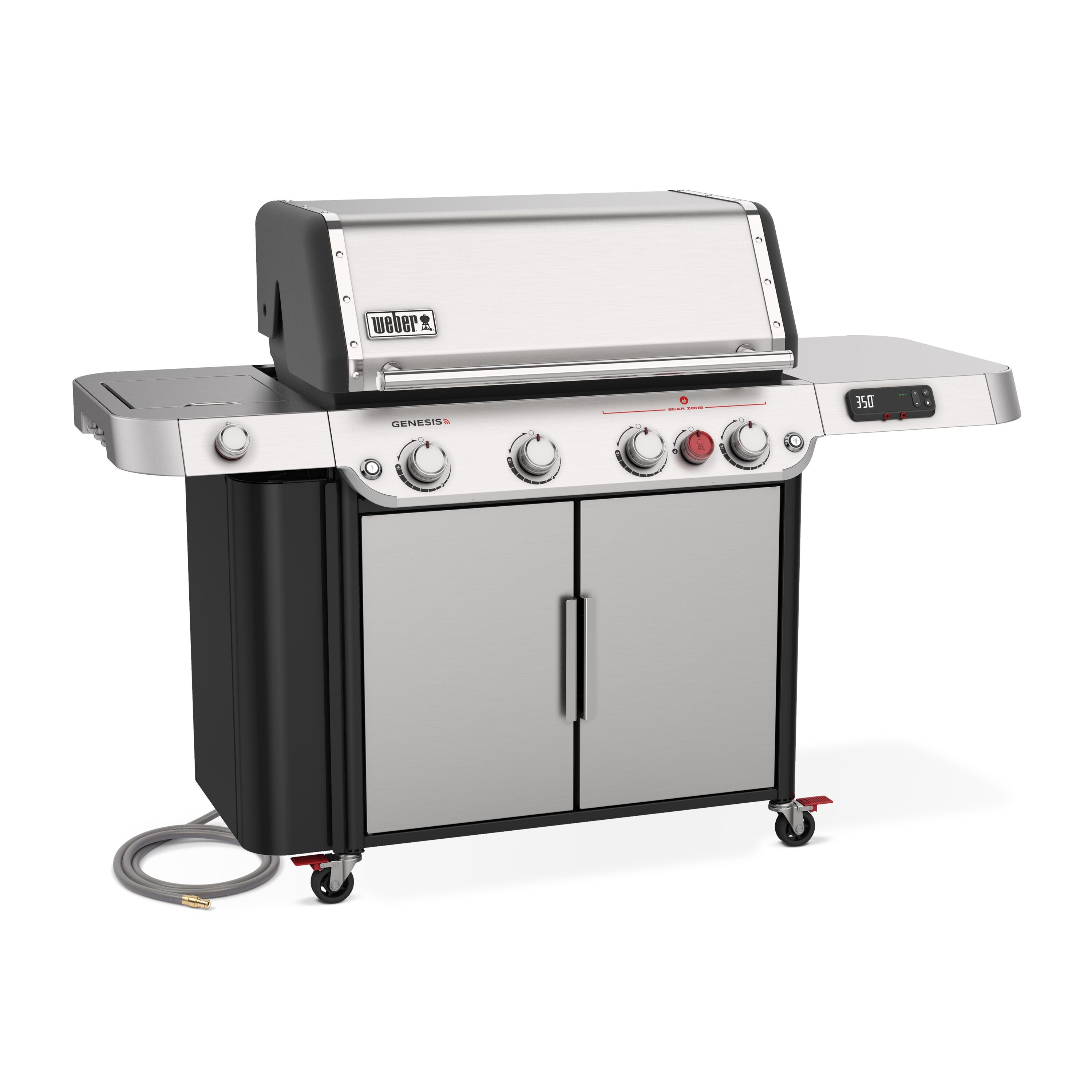 Weber Genesis SPX-435 Stainless Steel 4 -Burner Natural Gas Grill 1 -Side Burner