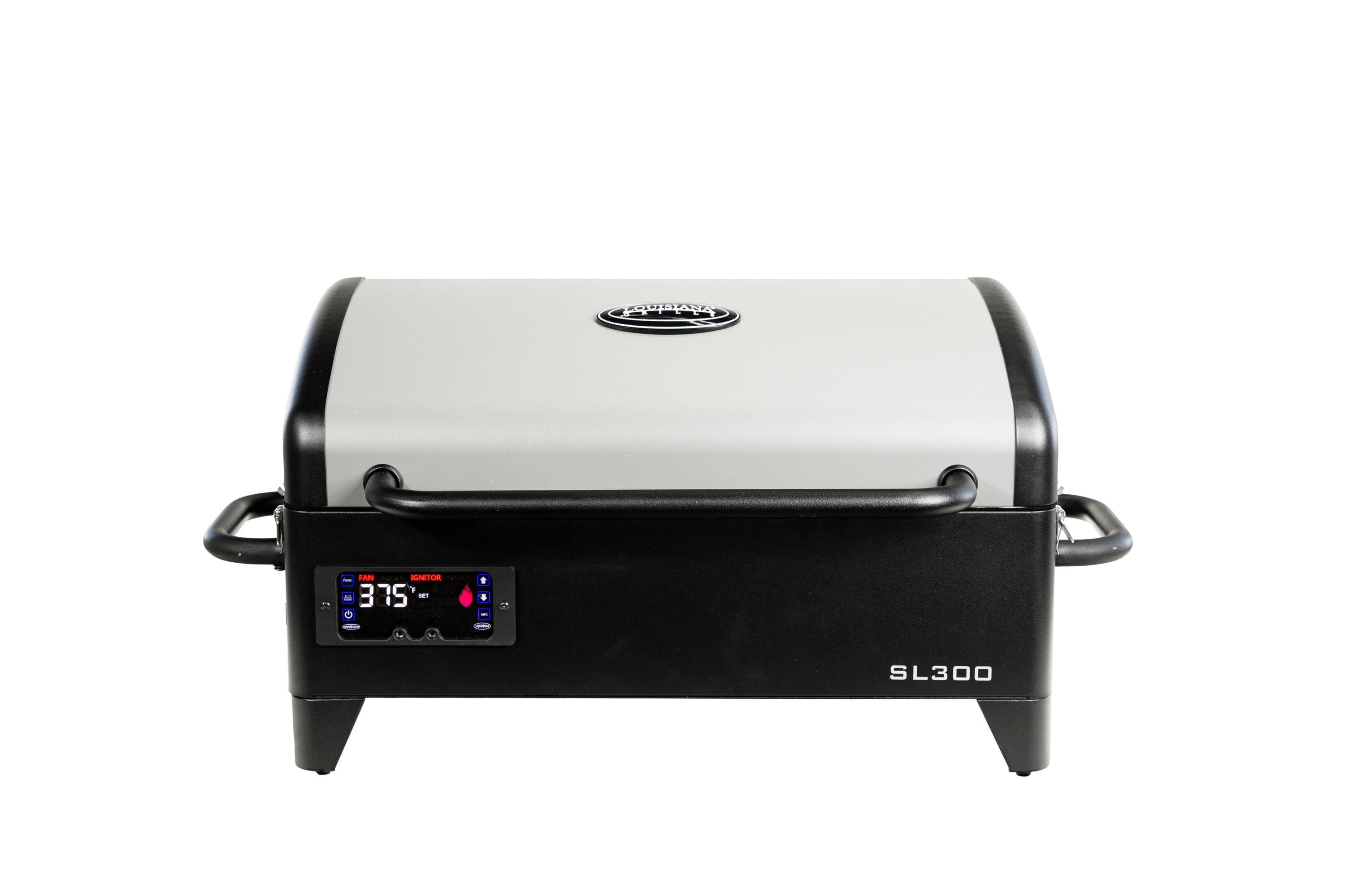 Louisiana Grills Wood Pellet S L Portable 333-Sq. in Black and Silver Pellet Grill