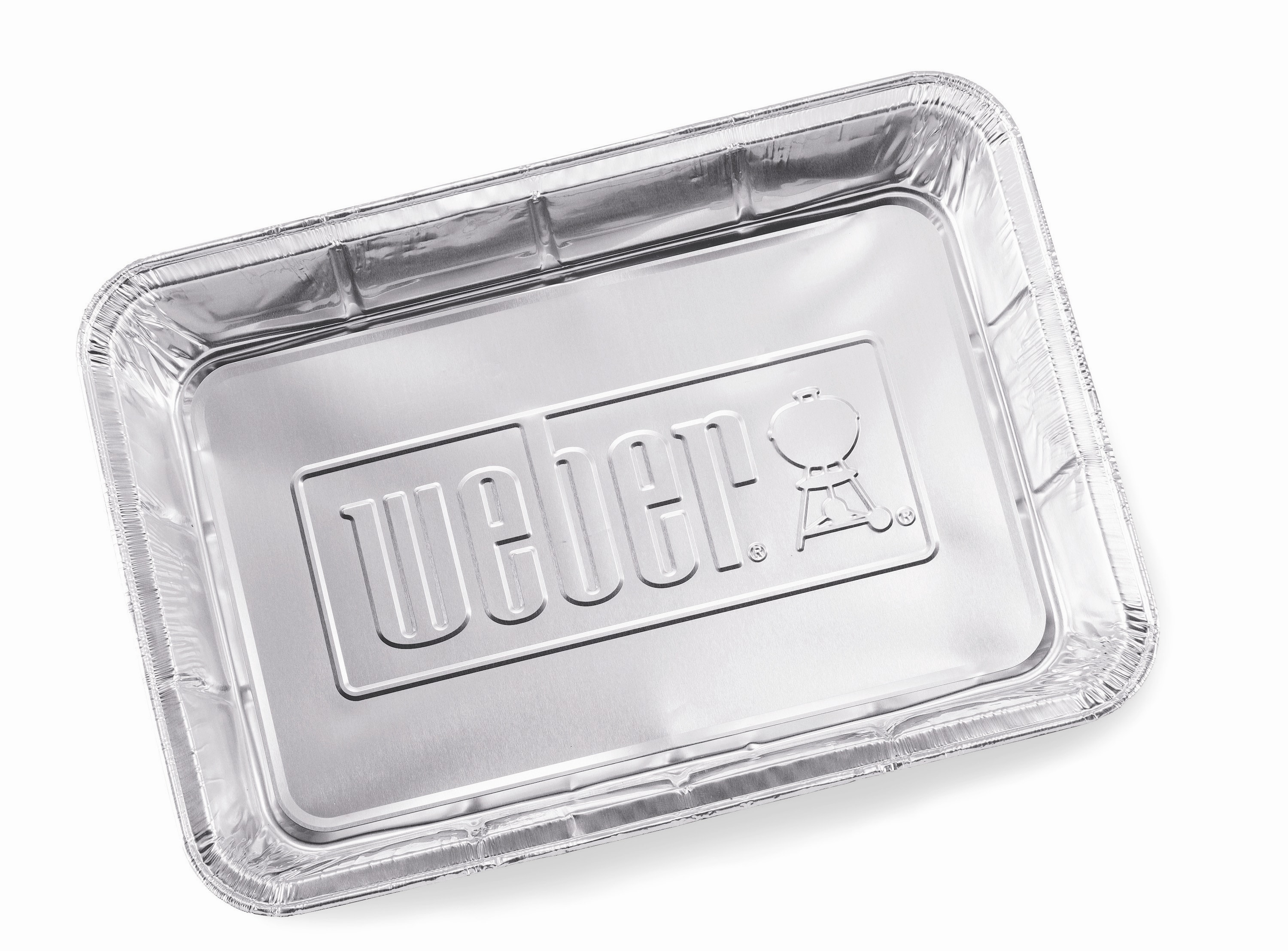 Weber 10 -Pack 13.125-in x 9.125-in W Disposable Aluminum foil Grill Drip pan