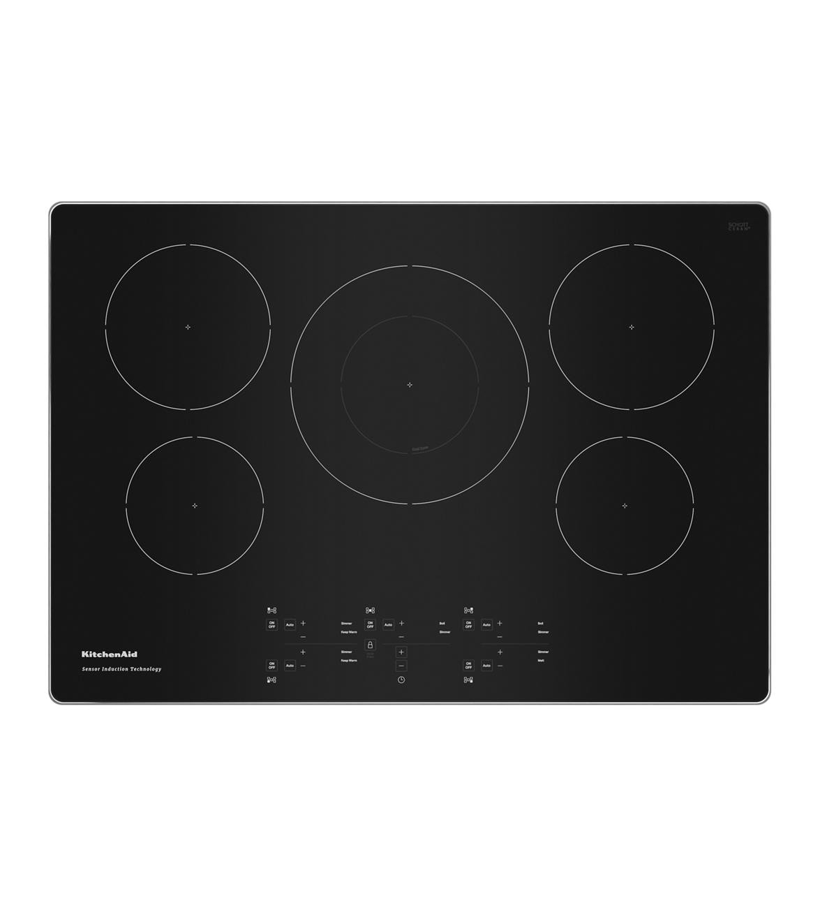 KitchenAid 30-in 5 burners Stainless steel Induction Cooktop
