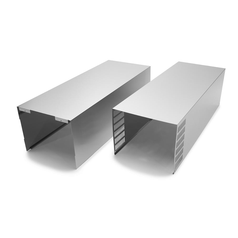 Whirlpool Wall-Mounted range hood Hood extension kit 2 -Pack Stainless Steel