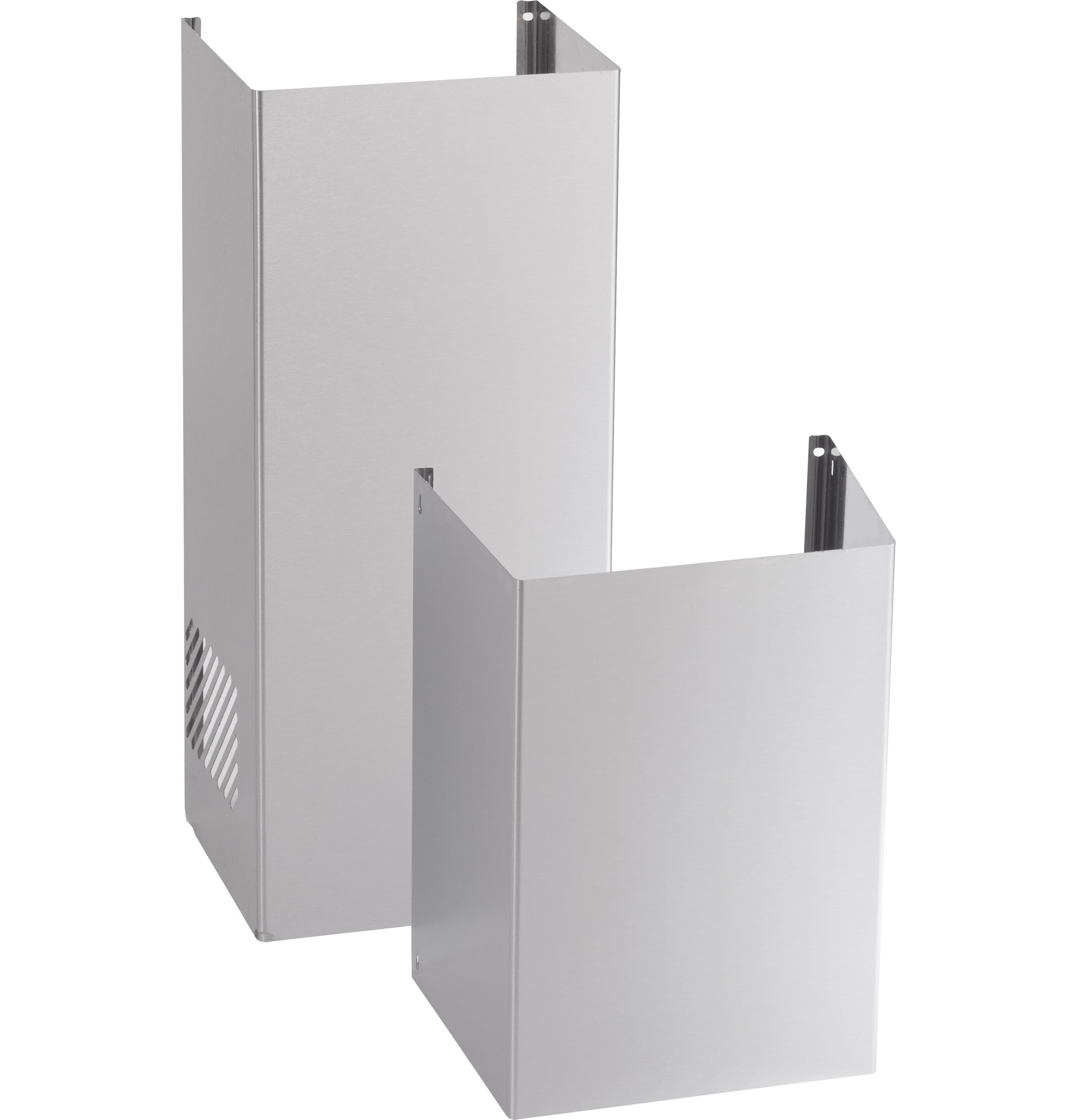 GE Wall-Mounted range hood Flue cover 2 -Pack Stainless Steel
