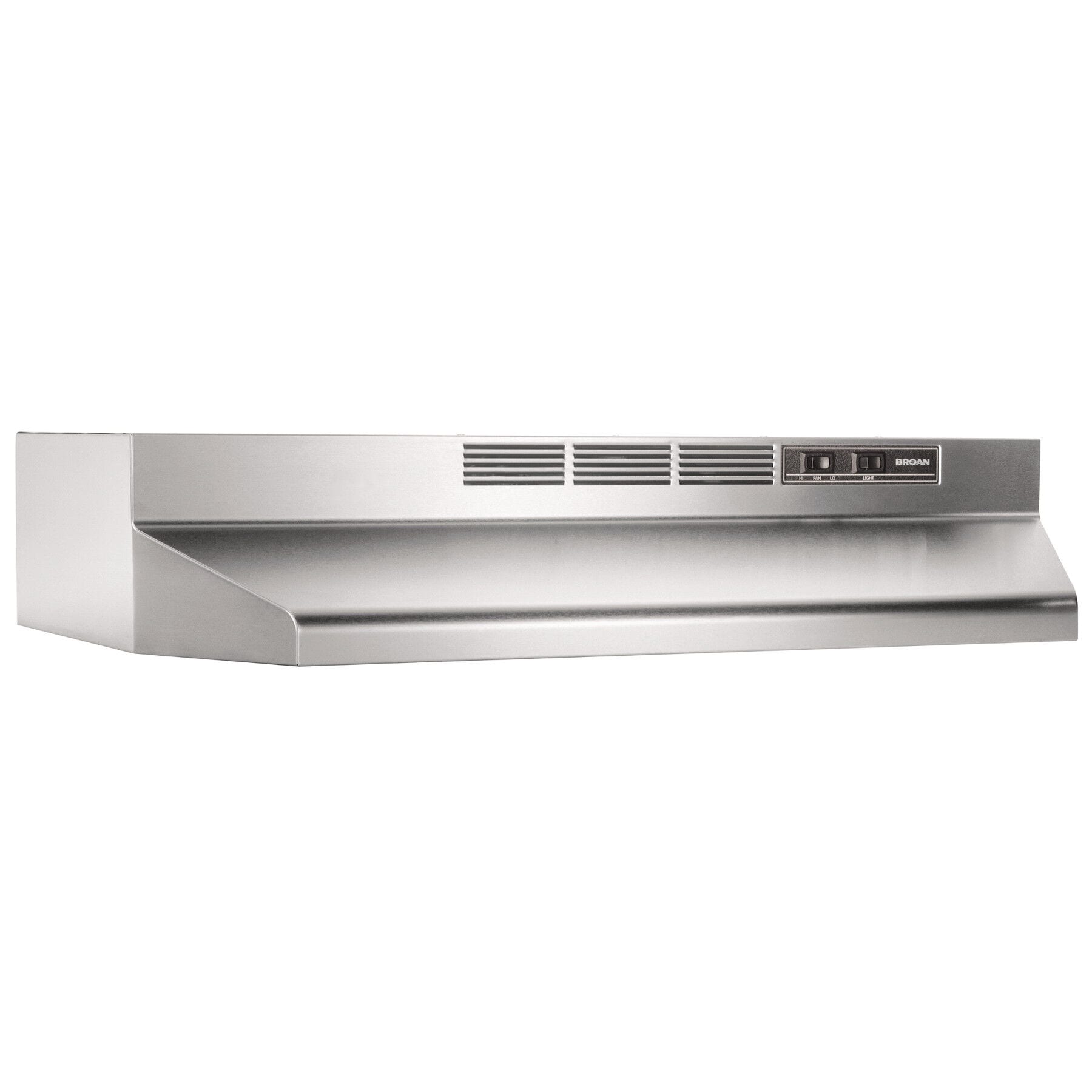 Broan 30 in Convertible Stainless Steel Undercabinet Range Hood with Charcoal Filter