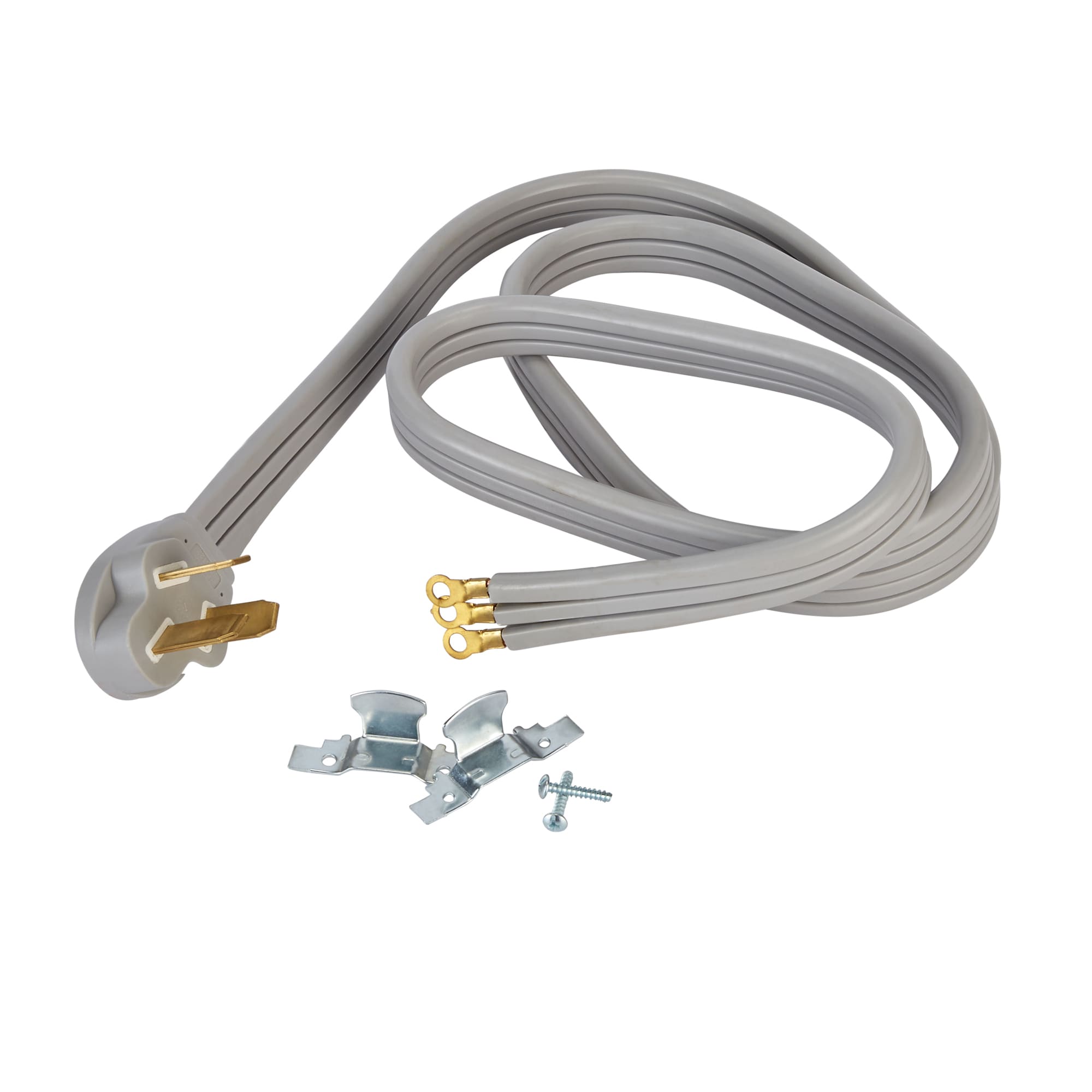 Utilitech Range Cord 6-ft 50 -Amp 3 -Prong Gray Range Appliance Power Cord
