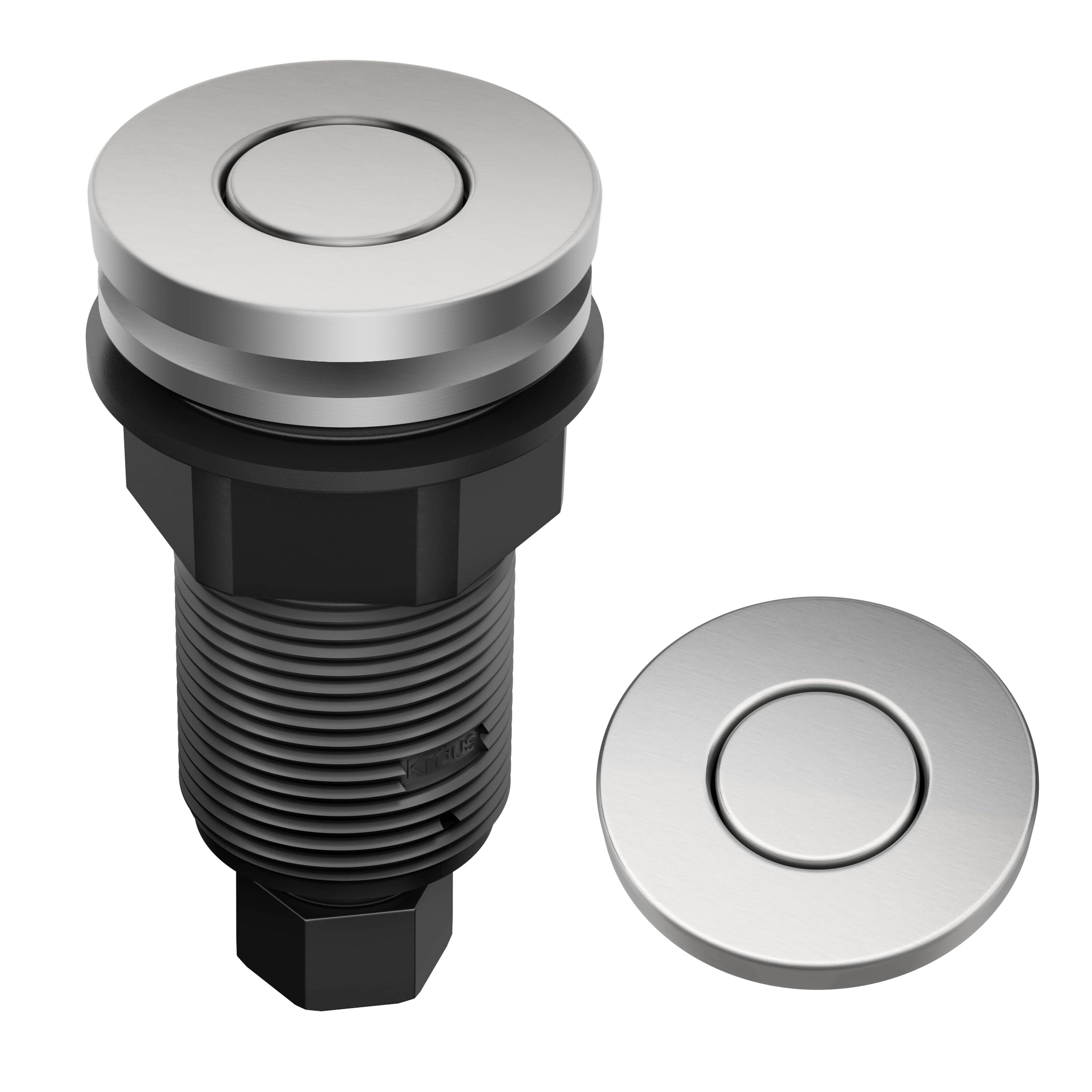 Kraus 1.88-in Spot Free Stainless Steel Brass Garbage Disposal switch