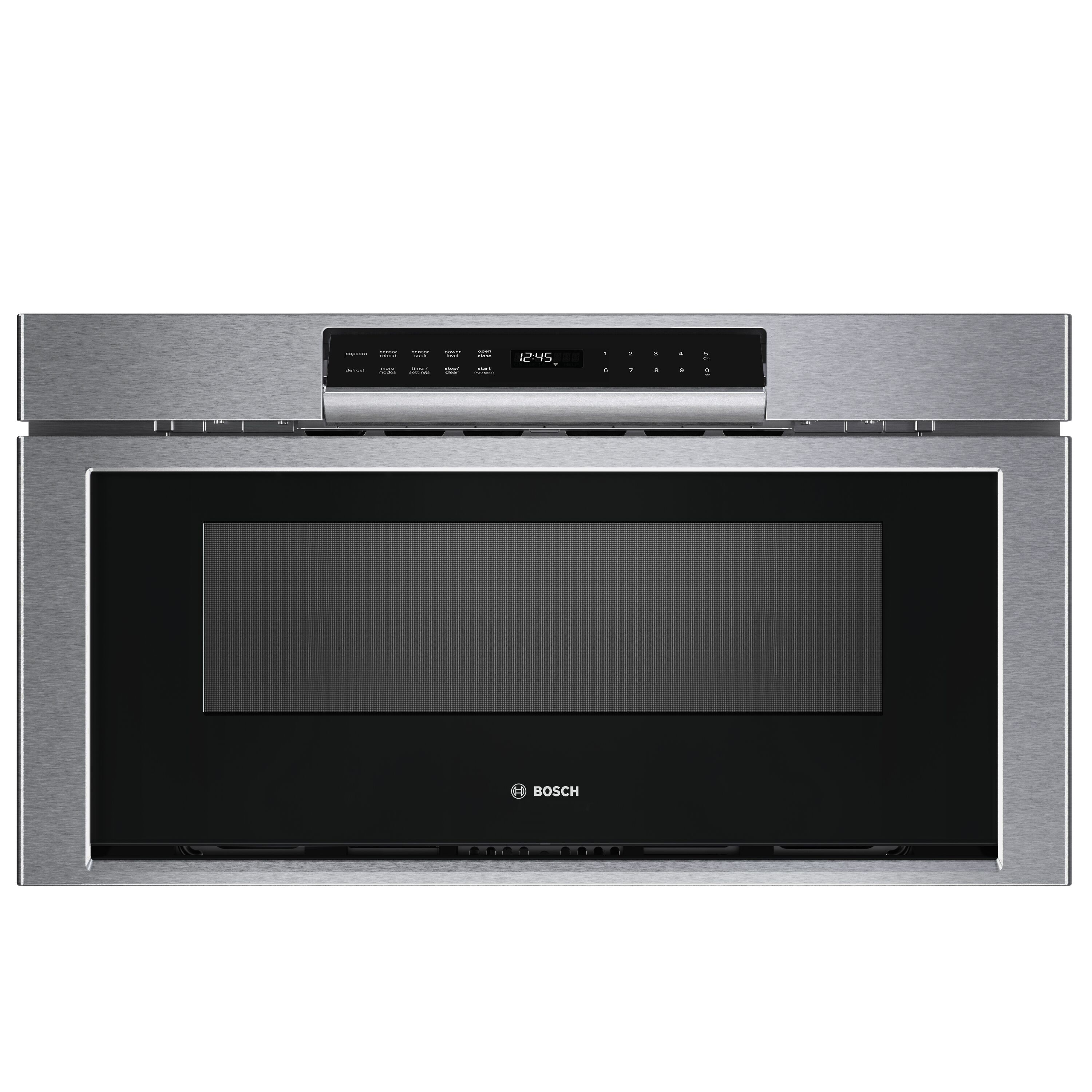 Bosch 800 Series 30in 1 2 cu ft Built In Drawer Microwave in Stainless Steel
