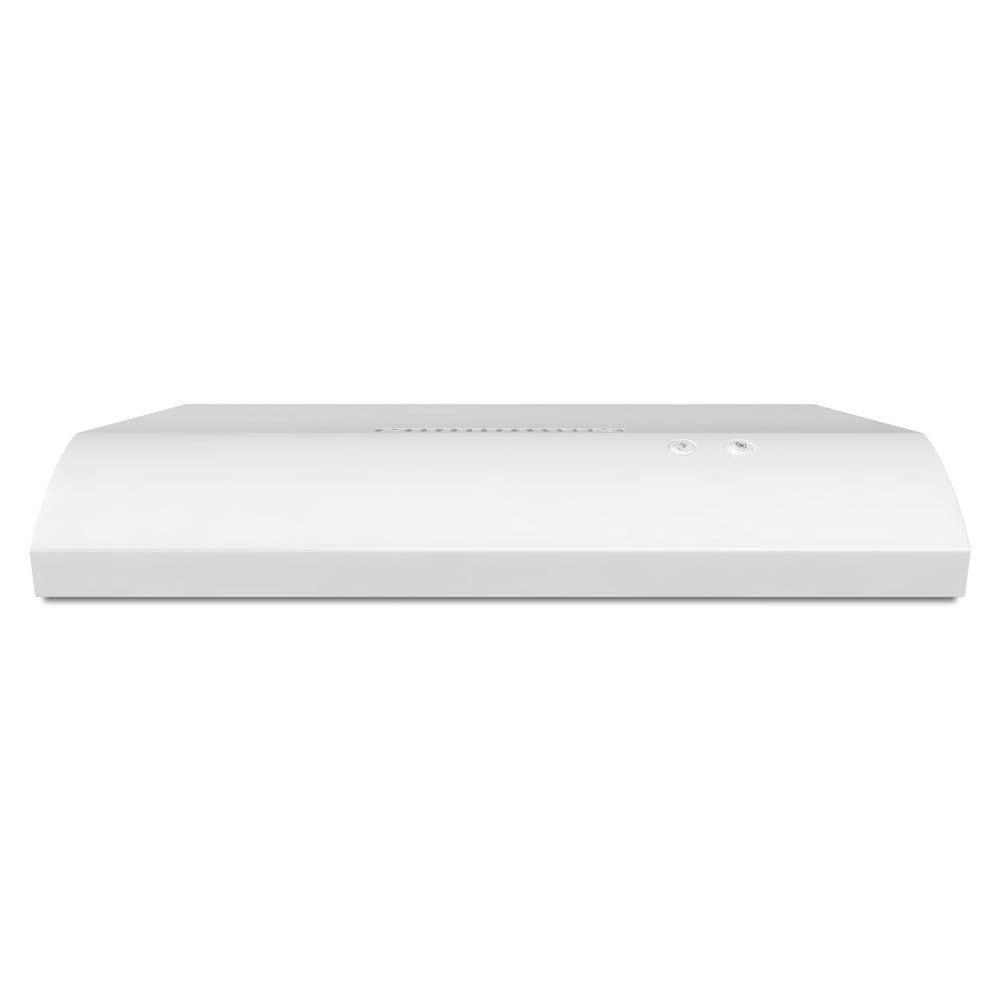 Whirlpool 30 in Ducted White Undercabinet Range Hood Common 30 in Actual 29 938 in
