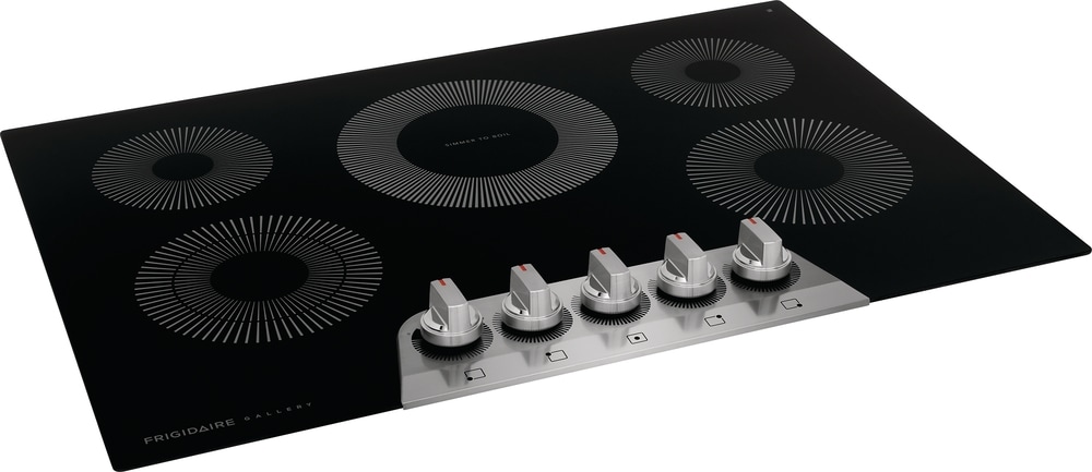 Frigidaire Gallery 30-in 5 burners Smooth Surface (Radiant) Stainless steel Electric Cooktop