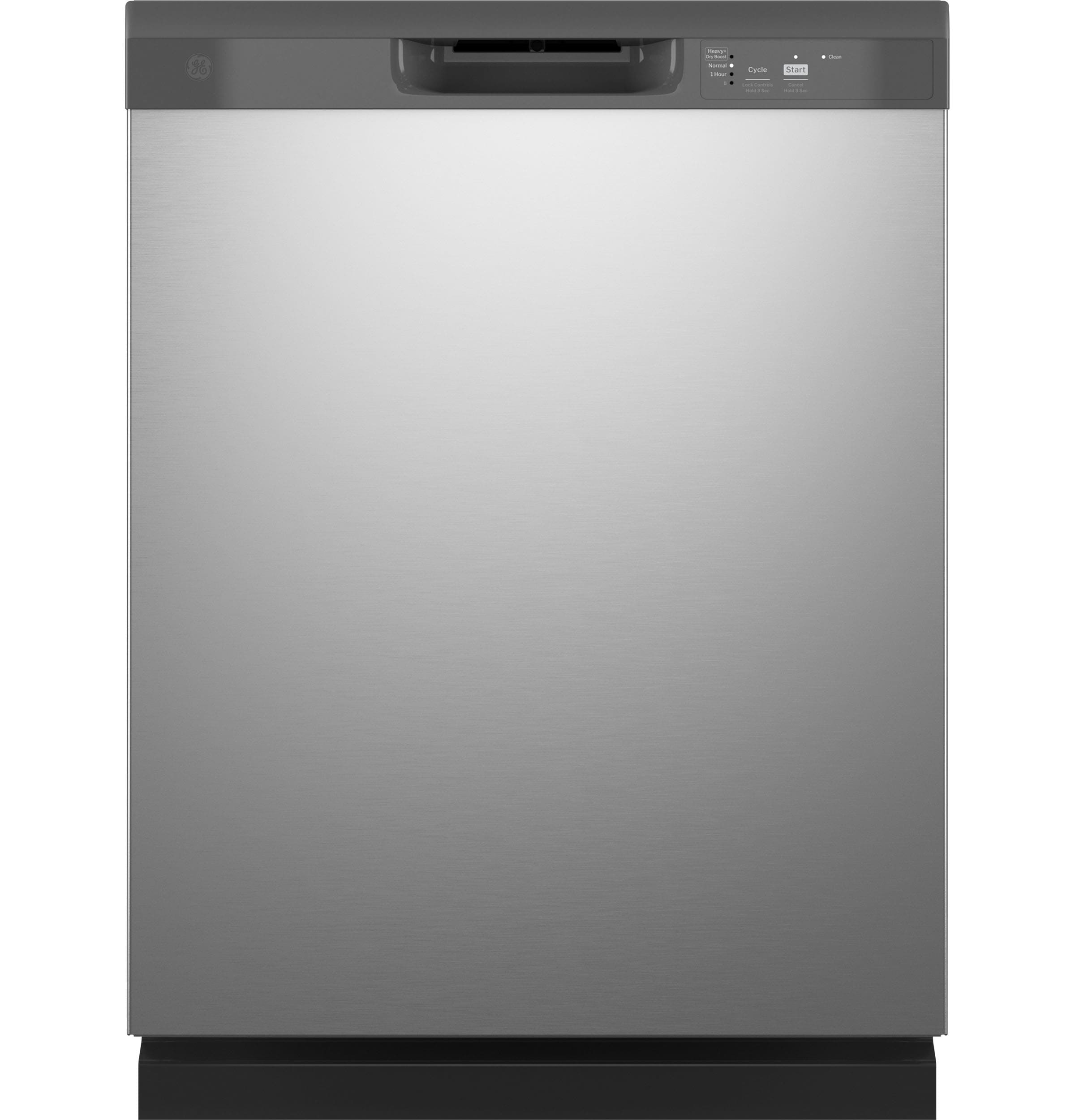 GE Dry Boost Front Control 24 in Built In Dishwasher Stainless Steel 60 dBA