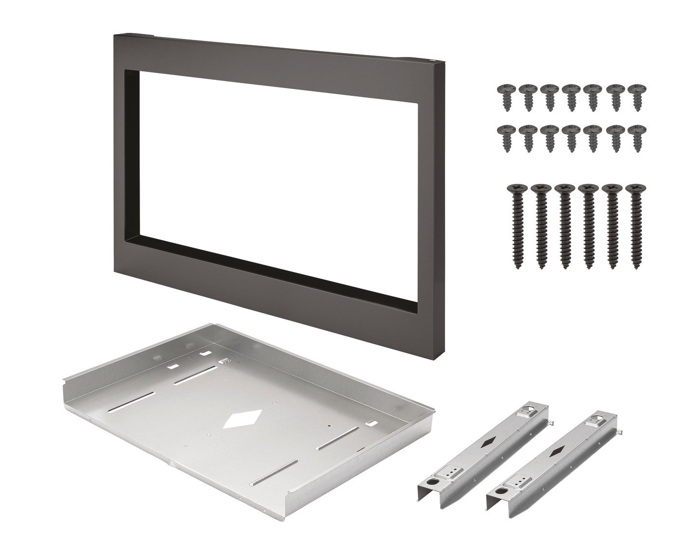 Frigidaire Gallery Built-In microwave Trim kit ( Black Stainless Steel )