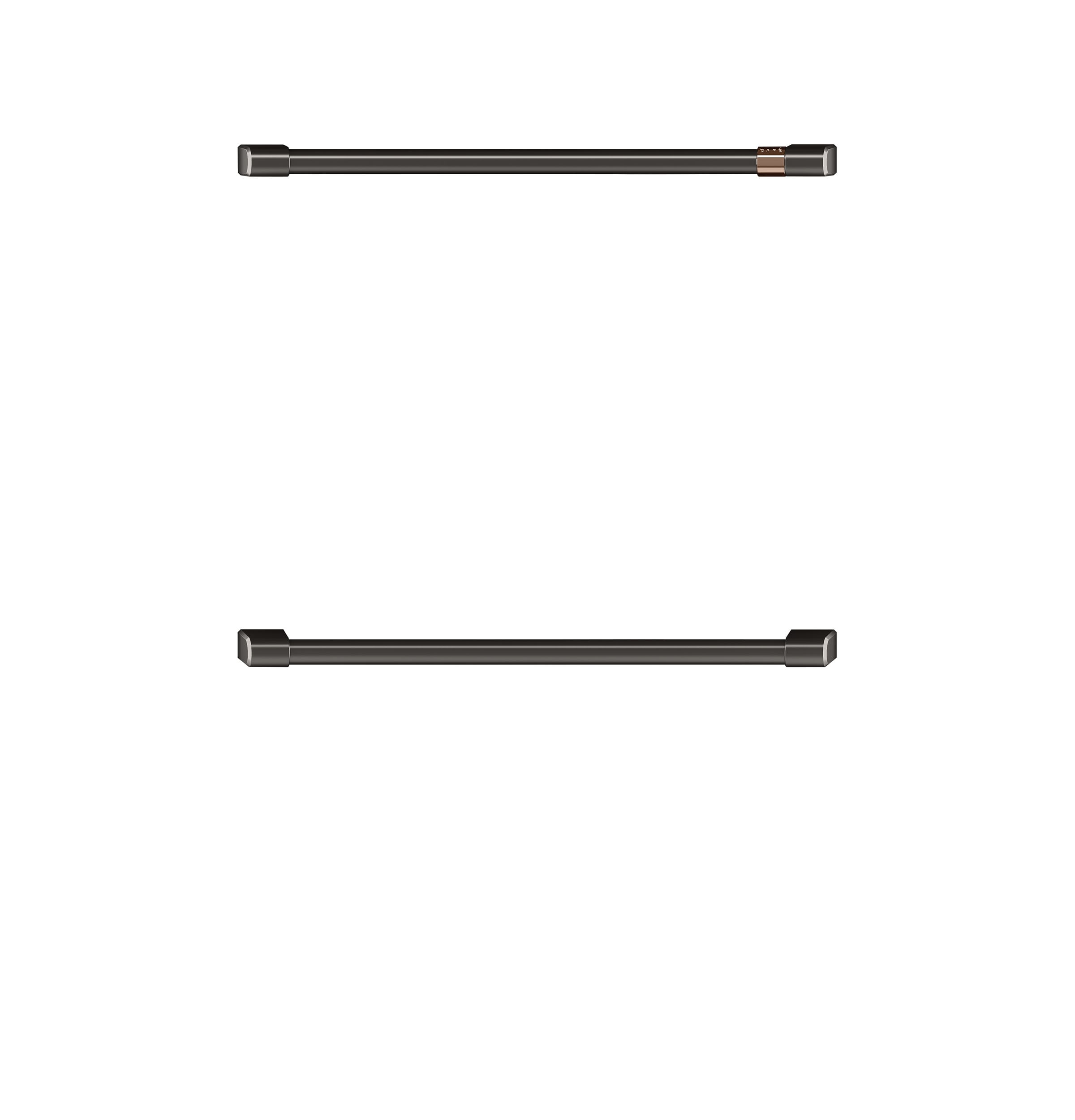 Cafe 27 in 2 Pack Wall Oven Handle Brushed Black