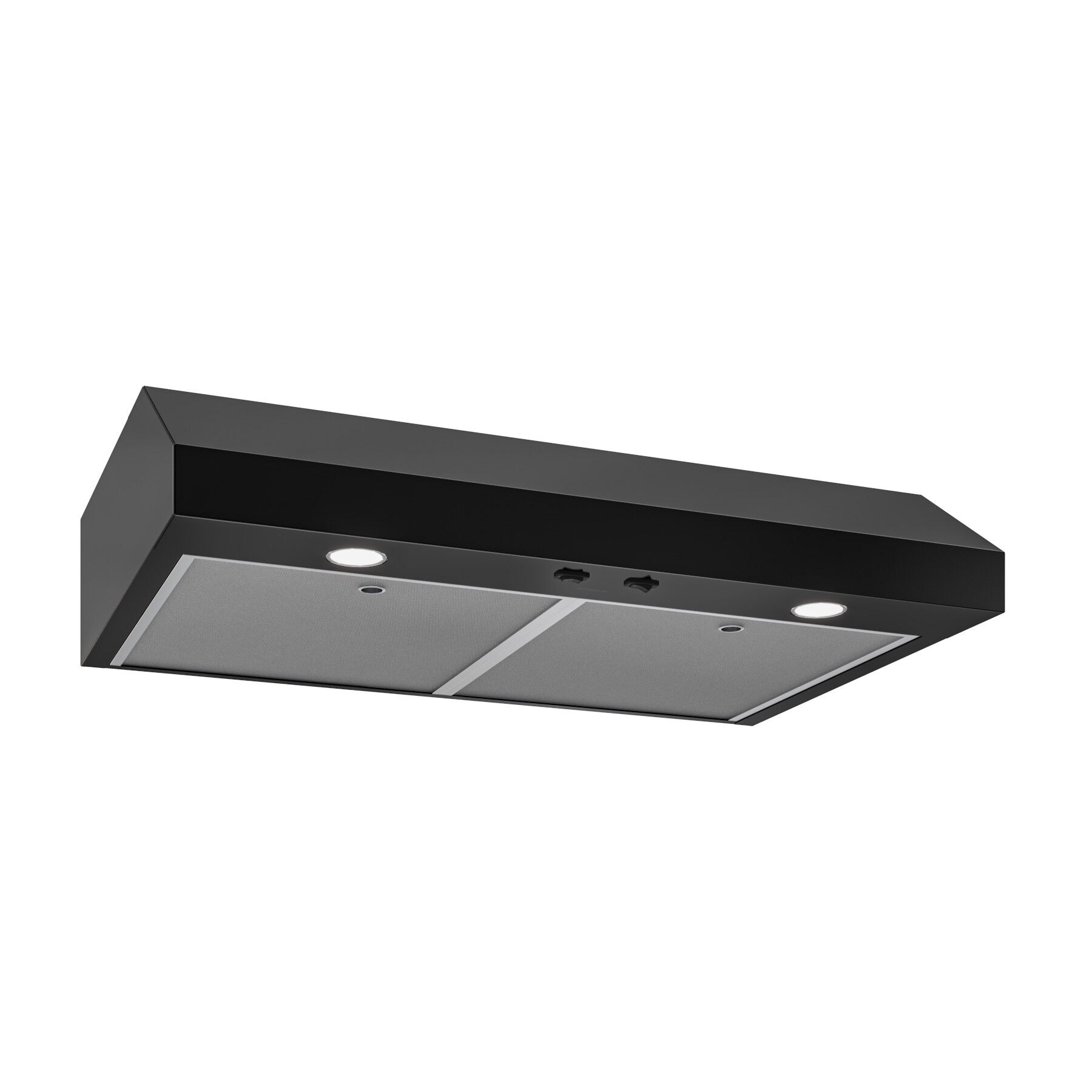 Broan 30 in 350 CFM Convertible Black Under Cabinet Range Hood