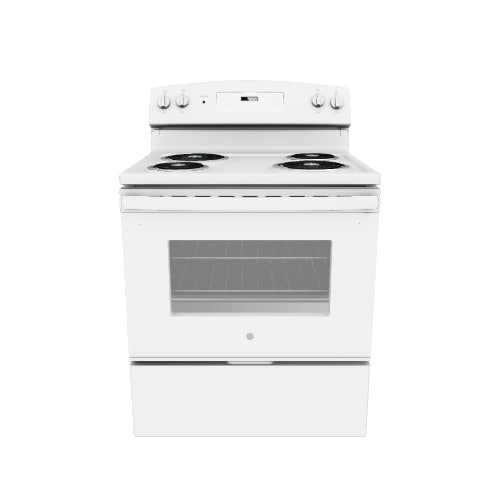 GE 30-in 4 burners 5.0-cu ft Freestanding Electric Range ( White )