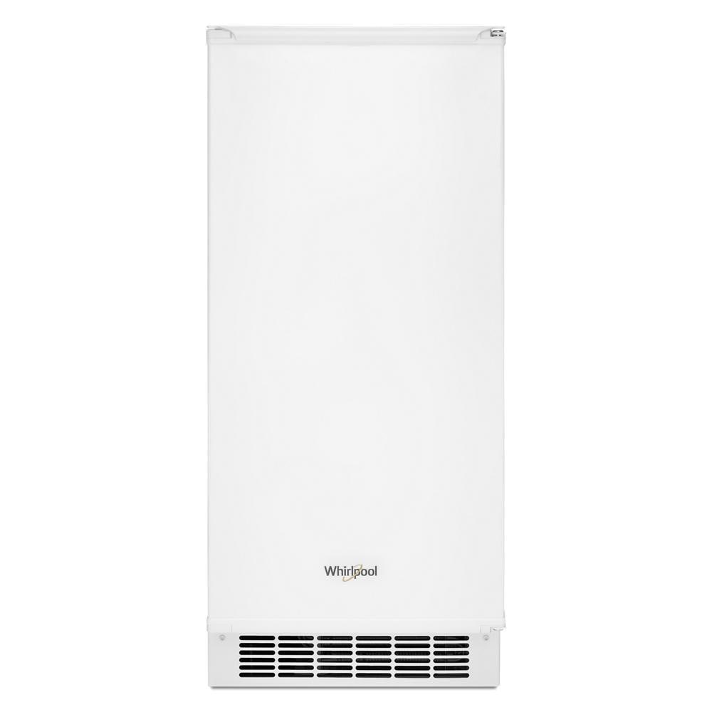Whirlpool 29 lb Reversible Door Freestanding or Built In Ice Maker White