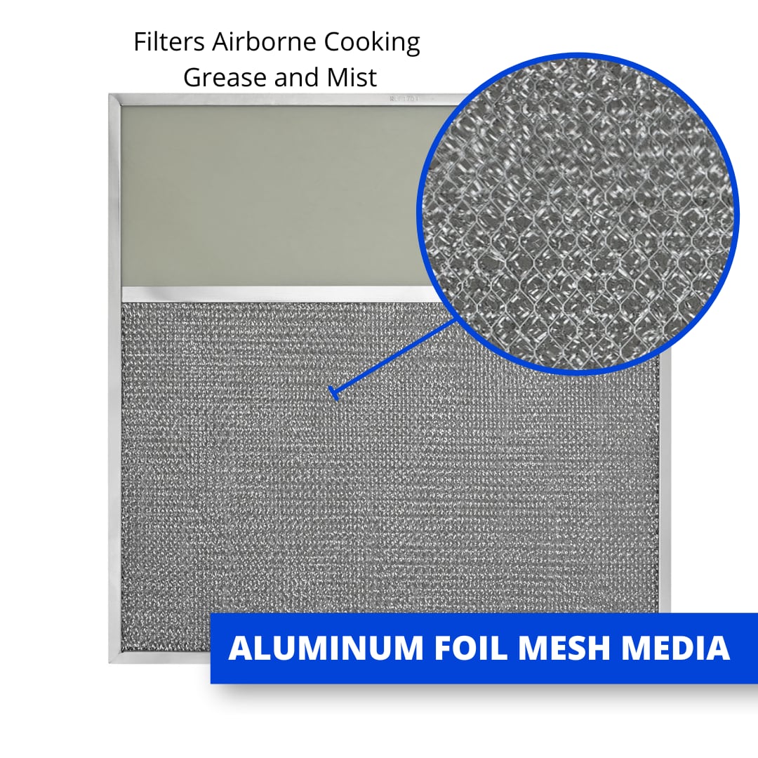 American Metal Filter Company 11 1 2 X 11 3 4 WHIRLPOOL RANGE HOOD FILTER 3 8 THICKNESS