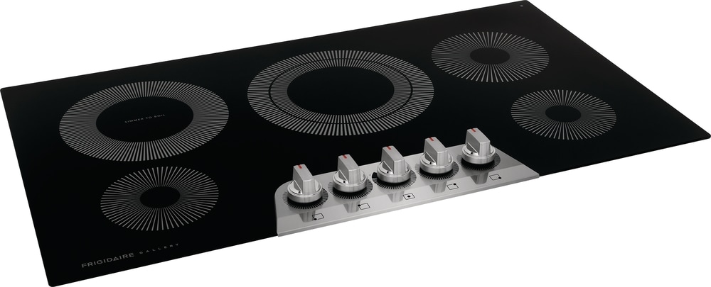 Frigidaire Gallery 36-in 5 burners Smooth Surface (Radiant) Stainless steel Electric Cooktop