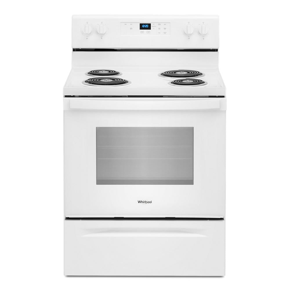 Whirlpool 30-in 4 burners 4.8-cu ft Freestanding Electric Range ( White )