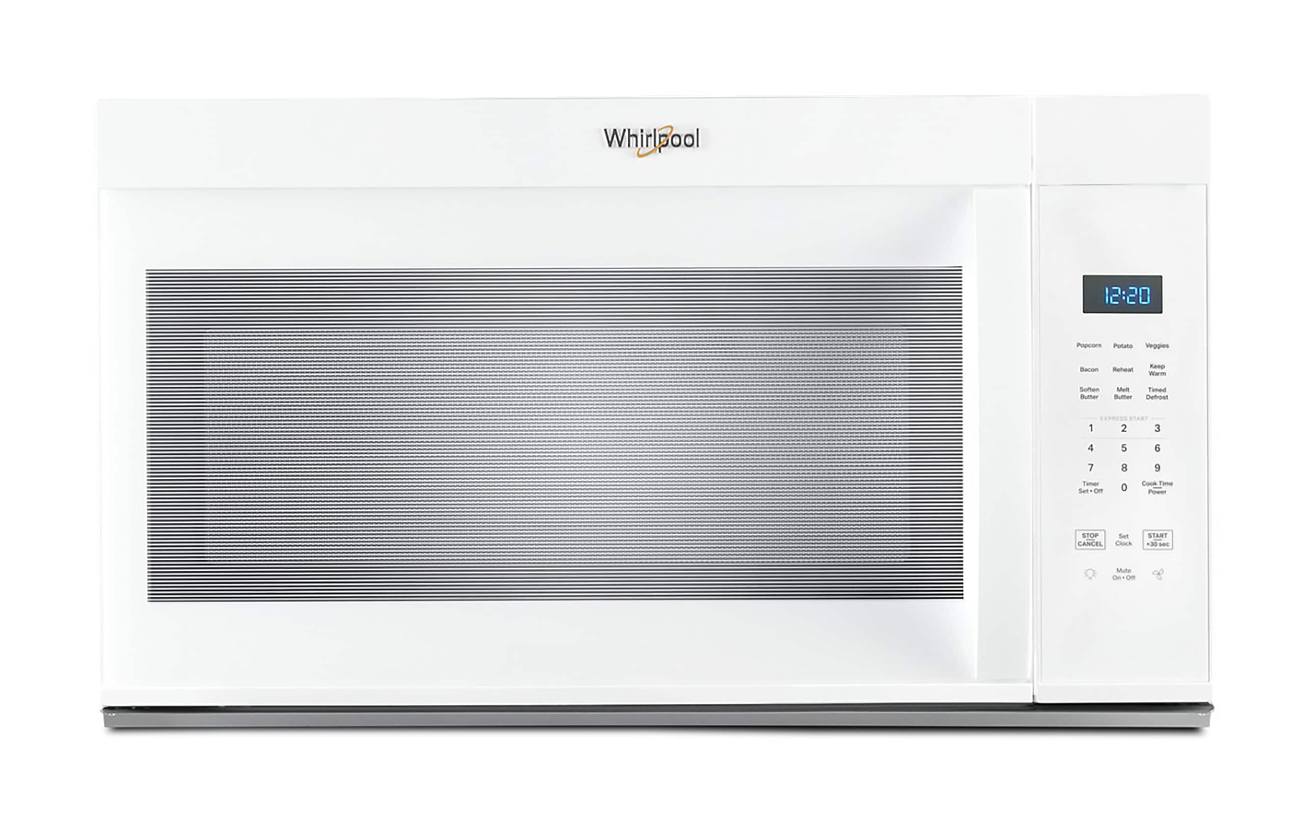 Whirlpool 1 7 cu ft 1000 Watt 29 87 in Over the Range Microwave White