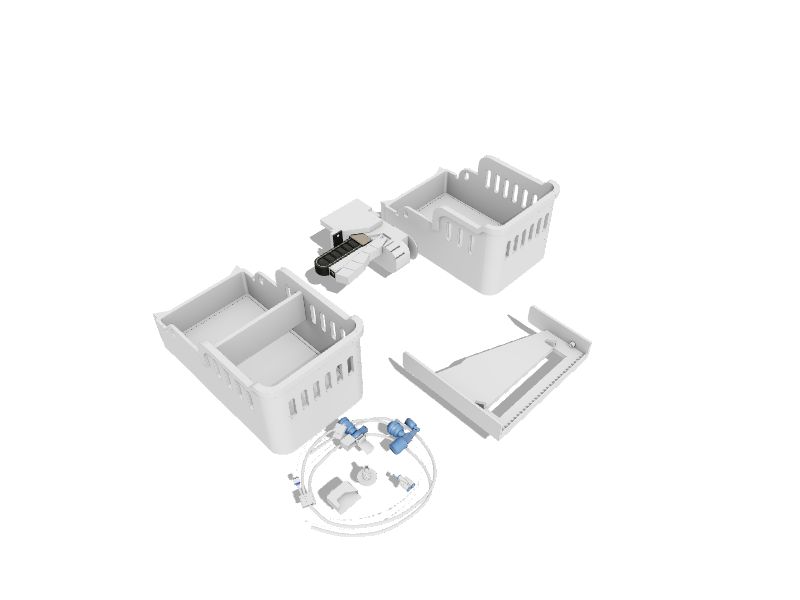 GE French Door Refrigerator Ice Maker- White