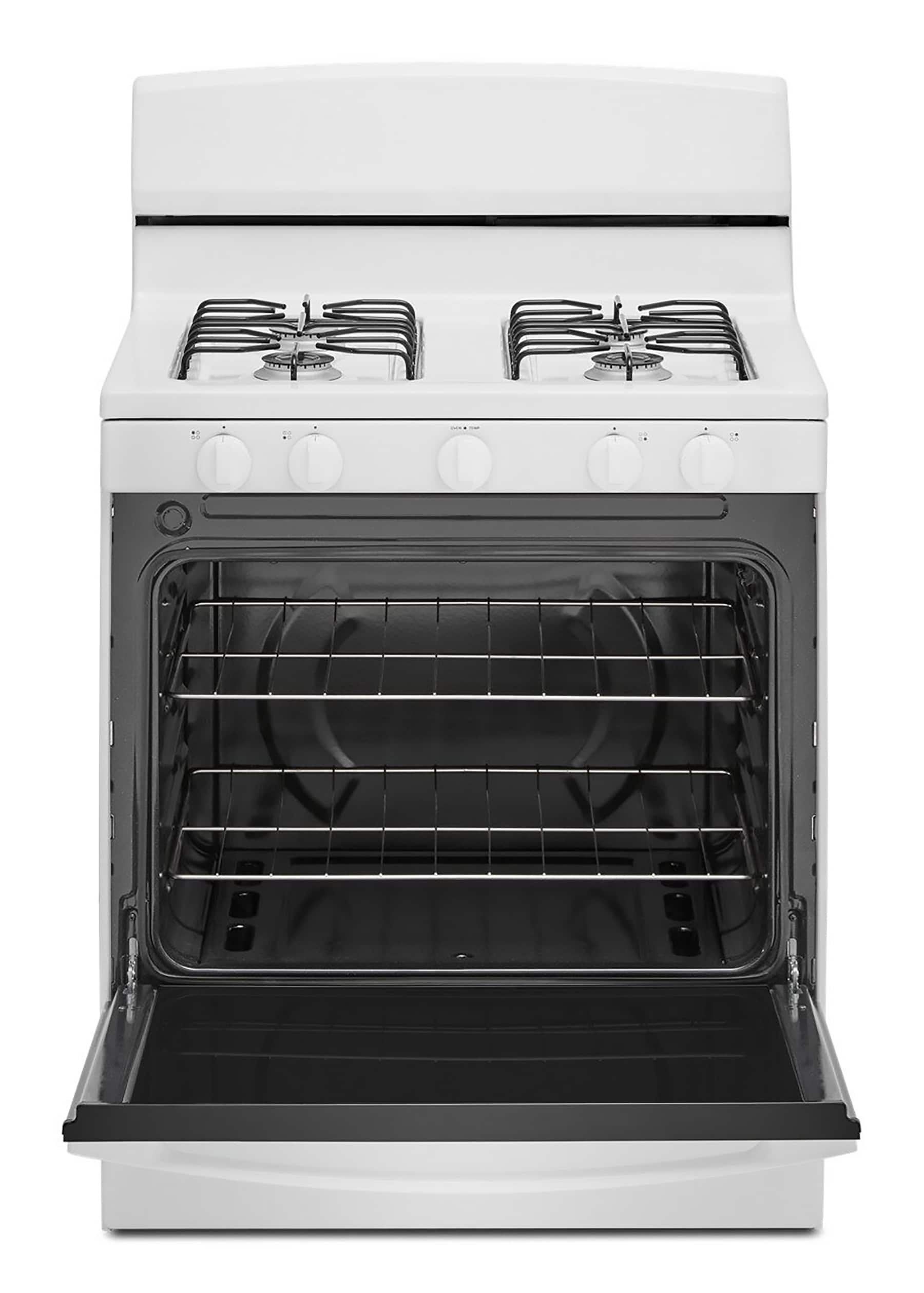 Amana 30-in 4 burners 5.1-cu ft Freestanding Natural Gas Range ( White )