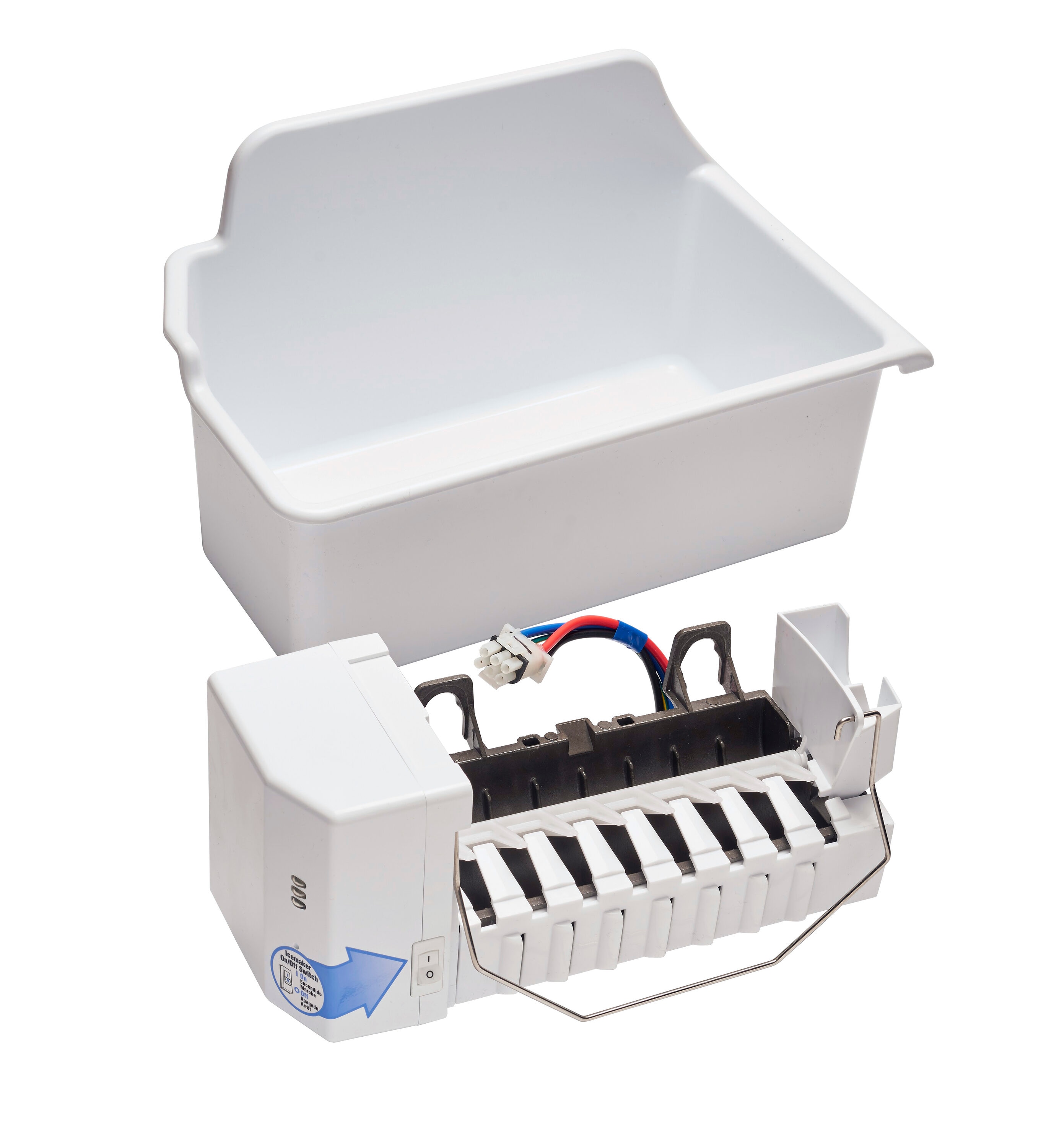 LG 2.2-lb Ice Per day Built-In Cubed Ice Maker (White)