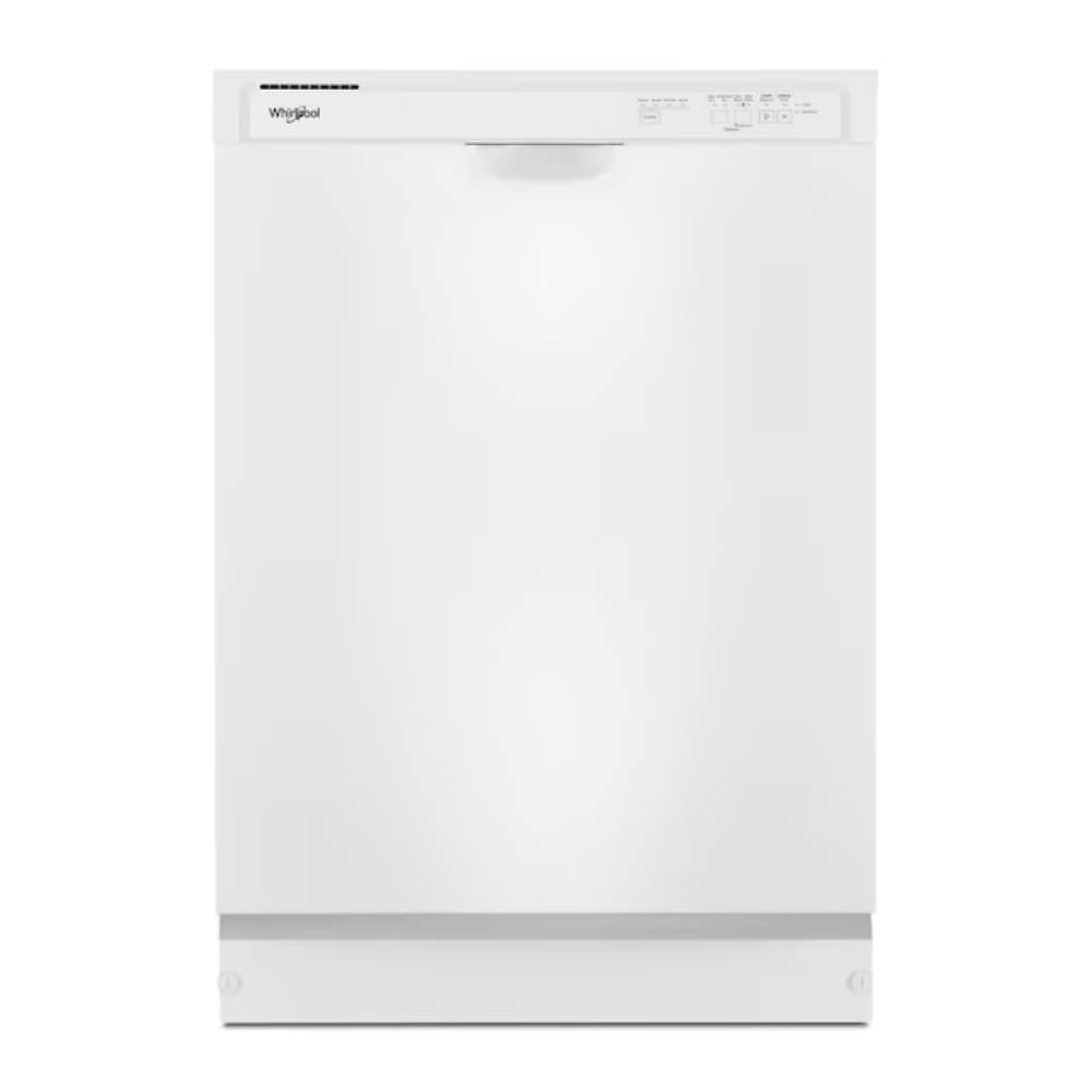 Whirlpool Front Control 24 in Built In Dishwasher White ENERGY STAR 57 dBA