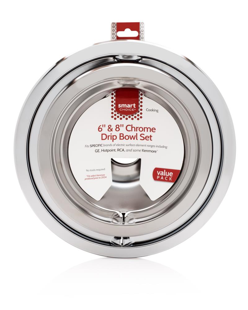Smart Choice Universal Electric range Drip pan ( Chrome )