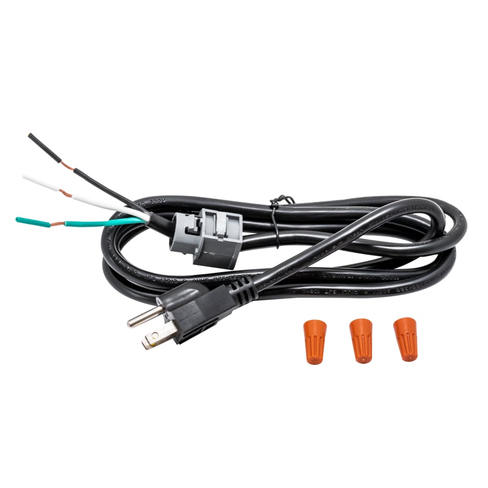 EASTMAN 5-1/4-ft 13 -Amp 3 -Prong Black Dishwasher Appliance Power Cord