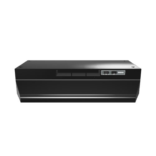 Broan 30 in Ductless Black Undercabinet Range Hood Common 30 in Actual 29 87 in