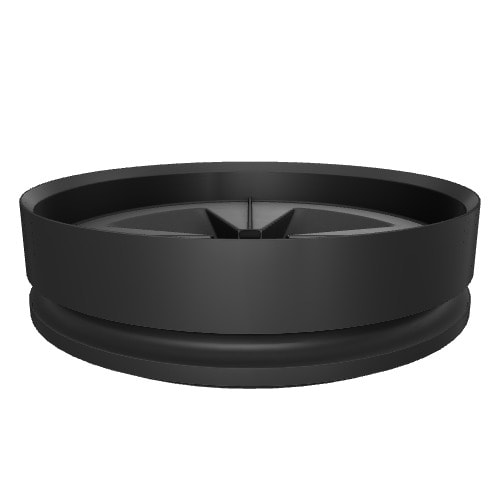 InSinkErator Quiet Collar Sink Baffle 3.25-in Black Rubber Garbage Disposal Splash guard