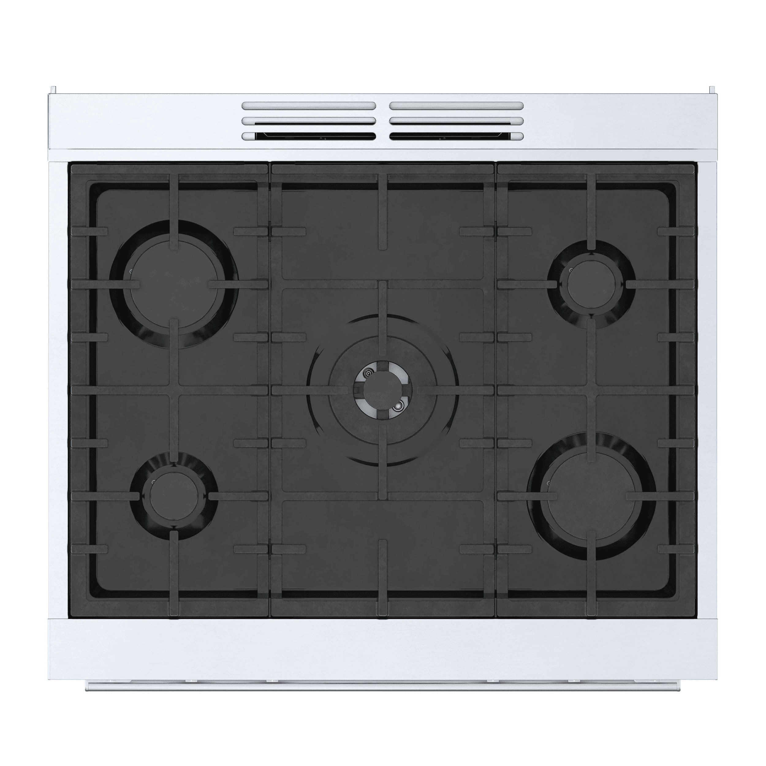 Bosch 800 Series Industrial Style 30-in 5 burners 3.7-cu ft Convection Oven Freestanding Natural Gas Range ( Stainless steel )