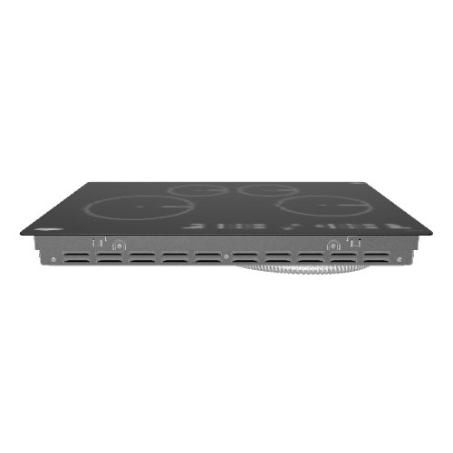 Whirlpool WipeClean 30-in 4 burners Black Induction Cooktop