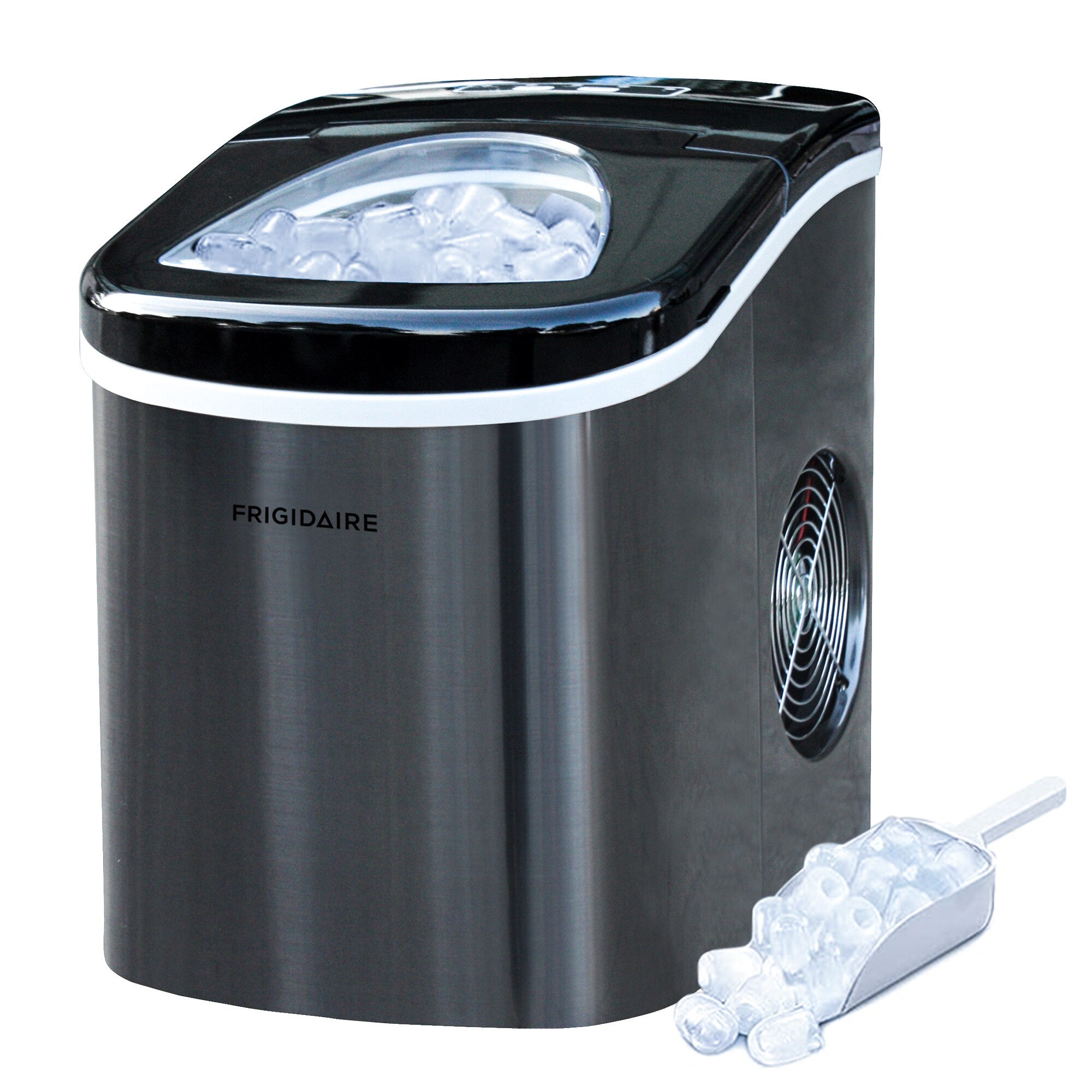 Frigidaire 26 lb Ice Per day Countertop Bullet Ice Maker Black
