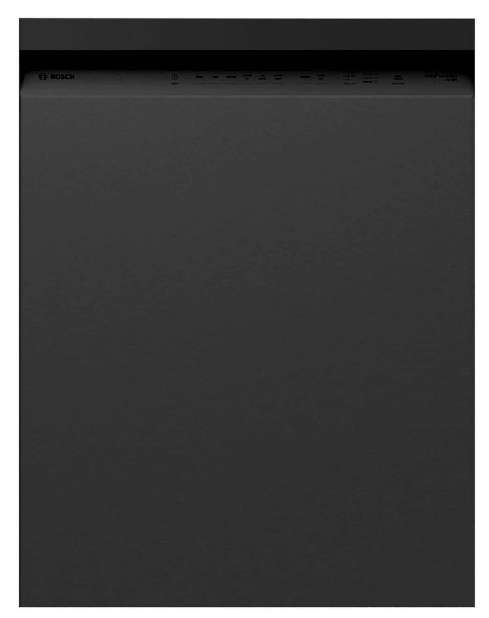 Bosch 300 Series Front Control 24 in Smart Built In Dishwasher Black ENERGY STAR 46 dBA