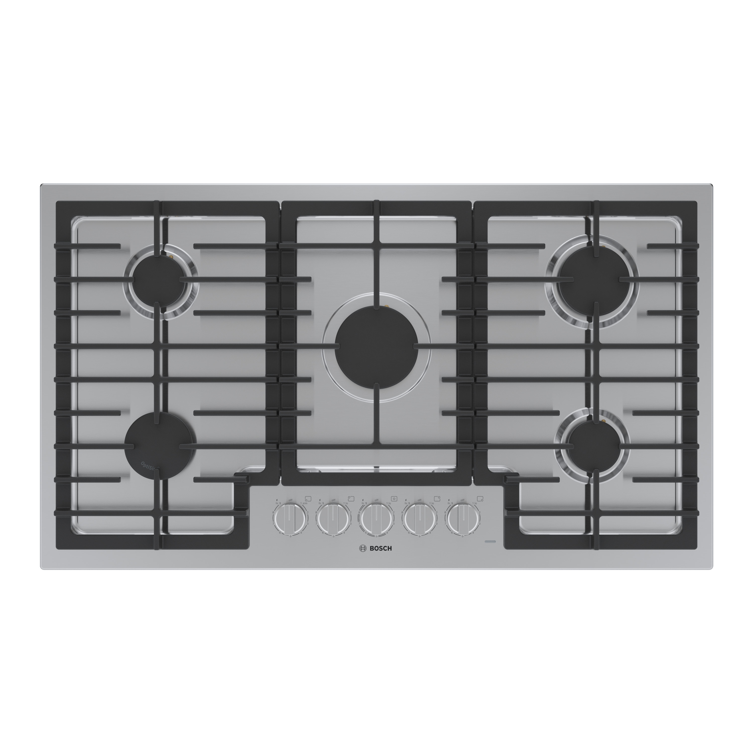 Bosch 500 Series 36-in 5 burners Stainless steel Gas Cooktop