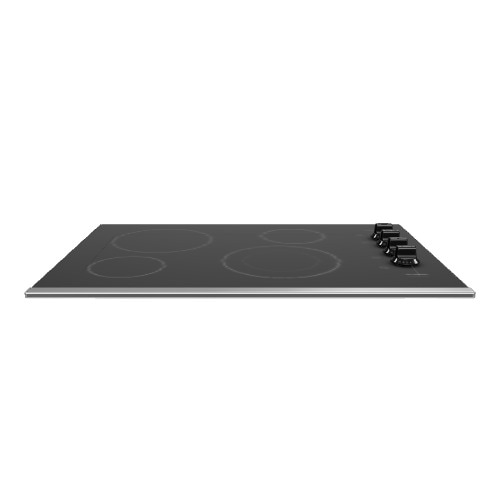 Frigidaire 30-in 4 burners Smooth Surface (Radiant) Stainless steel Electric Cooktop