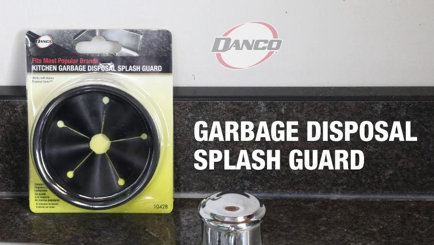 Danco 3.45-in Black Rubber Garbage Disposal Splash guard