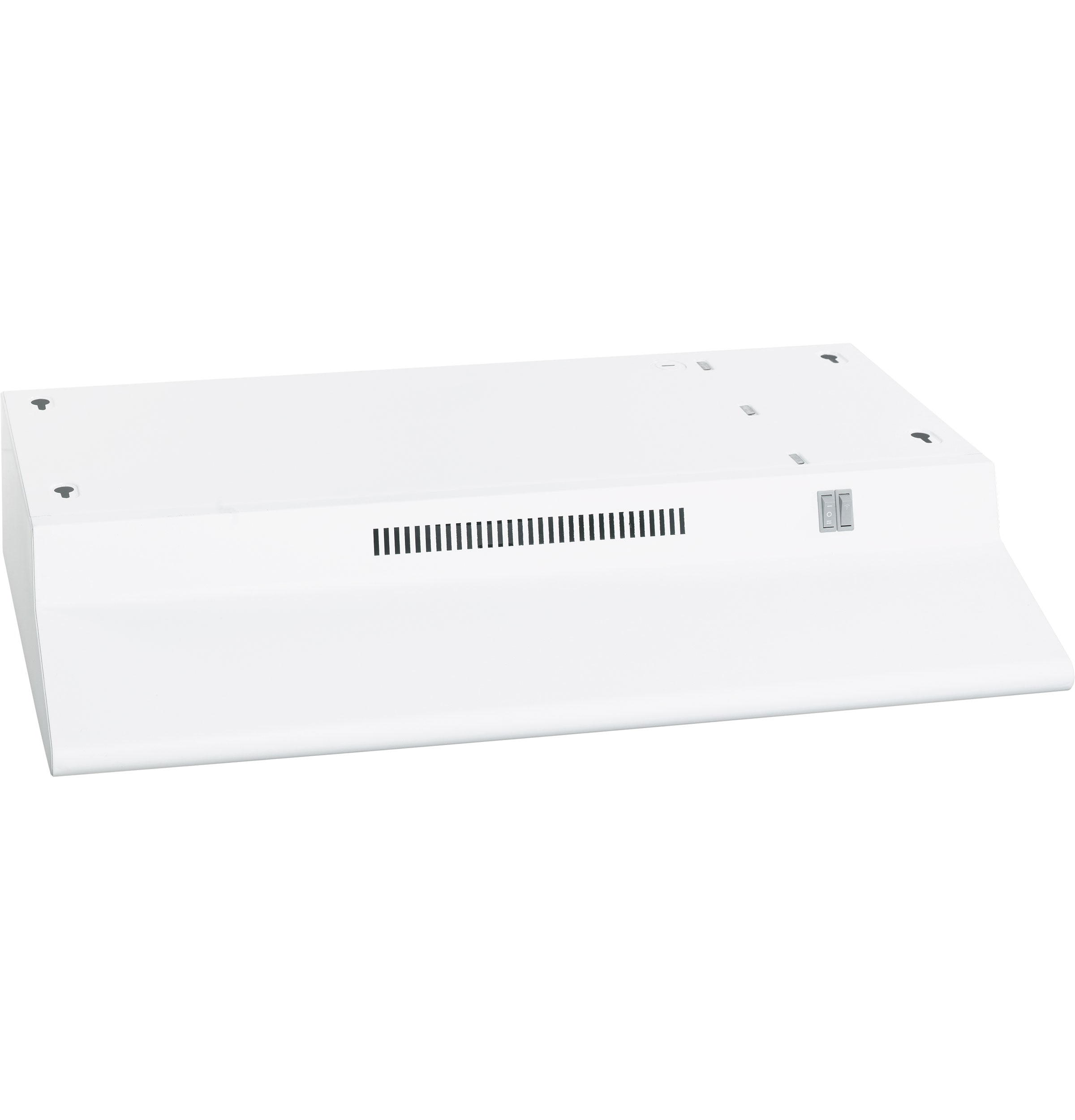 GE 30 in Ductless White Undercabinet Range Hood Common 30 in Actual 29 875 in