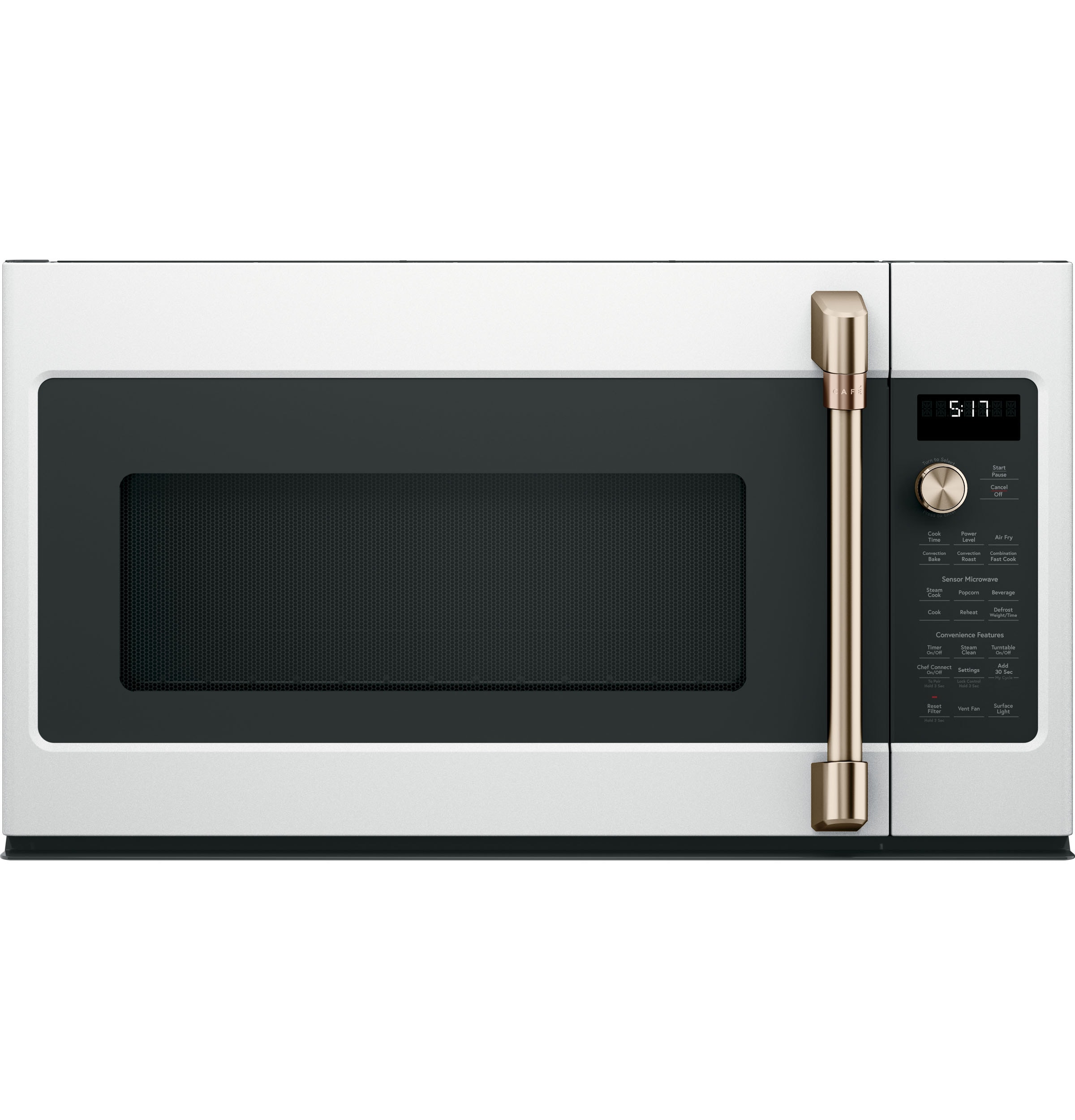 Cafe 1 7 cu ft 950 Watt Over the Range Convection Microwave with Sensor Cooking Matte White